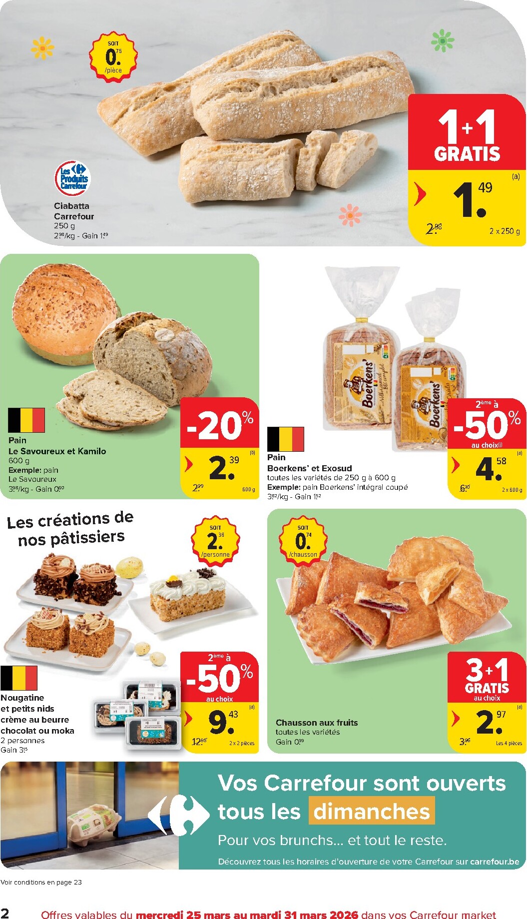 carrefour - De Carrefour Market folder geldig vanaf 25/03/2026 t/m 07/04/2026 - page: 2
