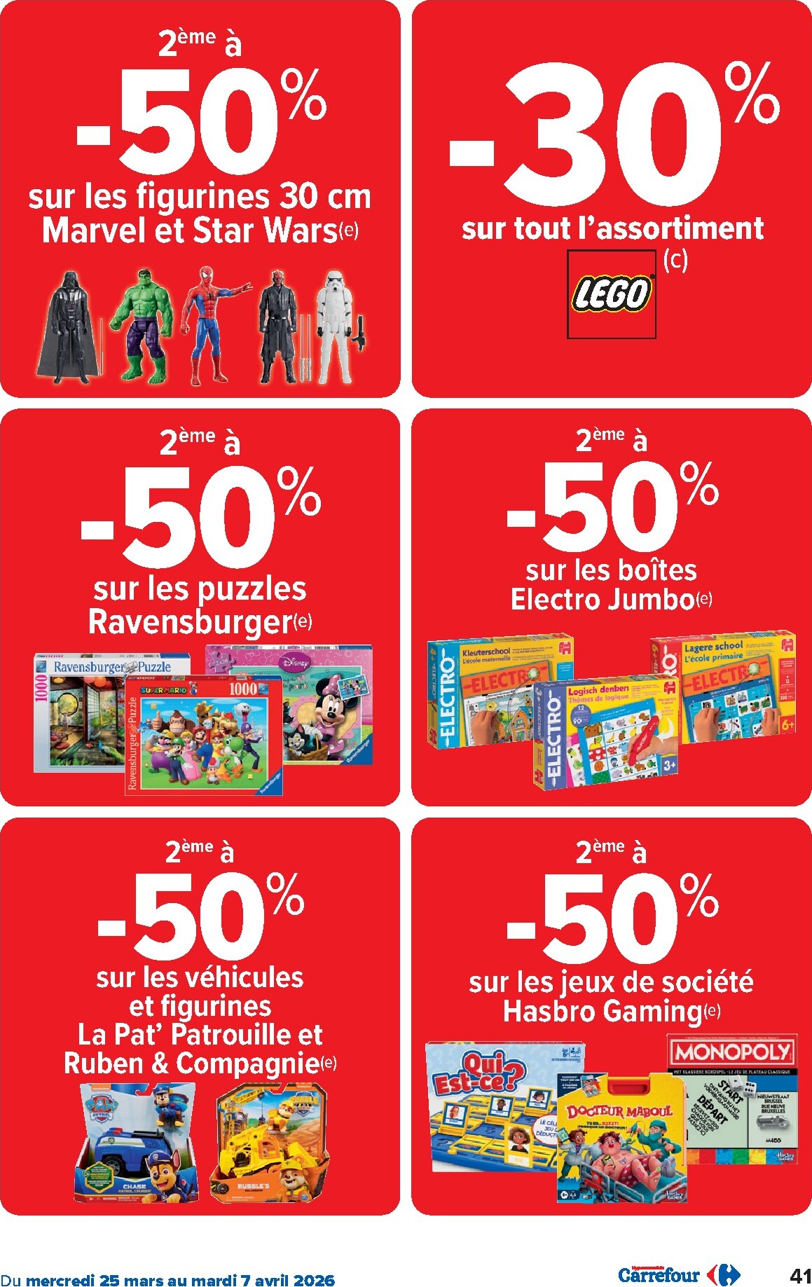 carrefour - De Carrefour Hypermarchés folder geldig vanaf 25/03/2026 t/m 07/04/2026 - page: 41