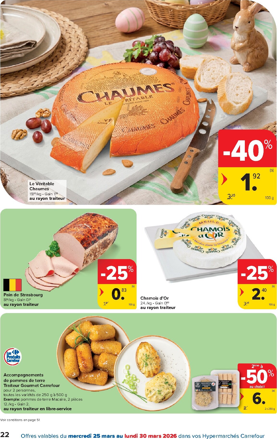 carrefour - De Carrefour Hypermarchés folder geldig vanaf 25/03/2026 t/m 07/04/2026 - page: 22