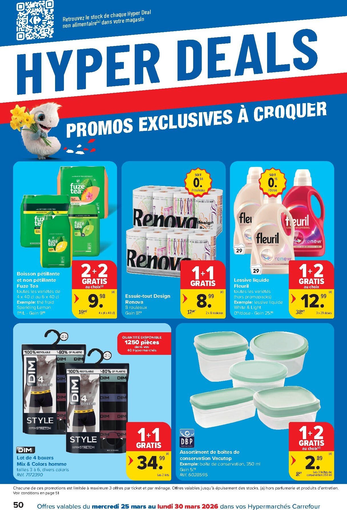 carrefour - De Carrefour Hypermarchés folder geldig vanaf 25/03/2026 t/m 07/04/2026 - page: 50