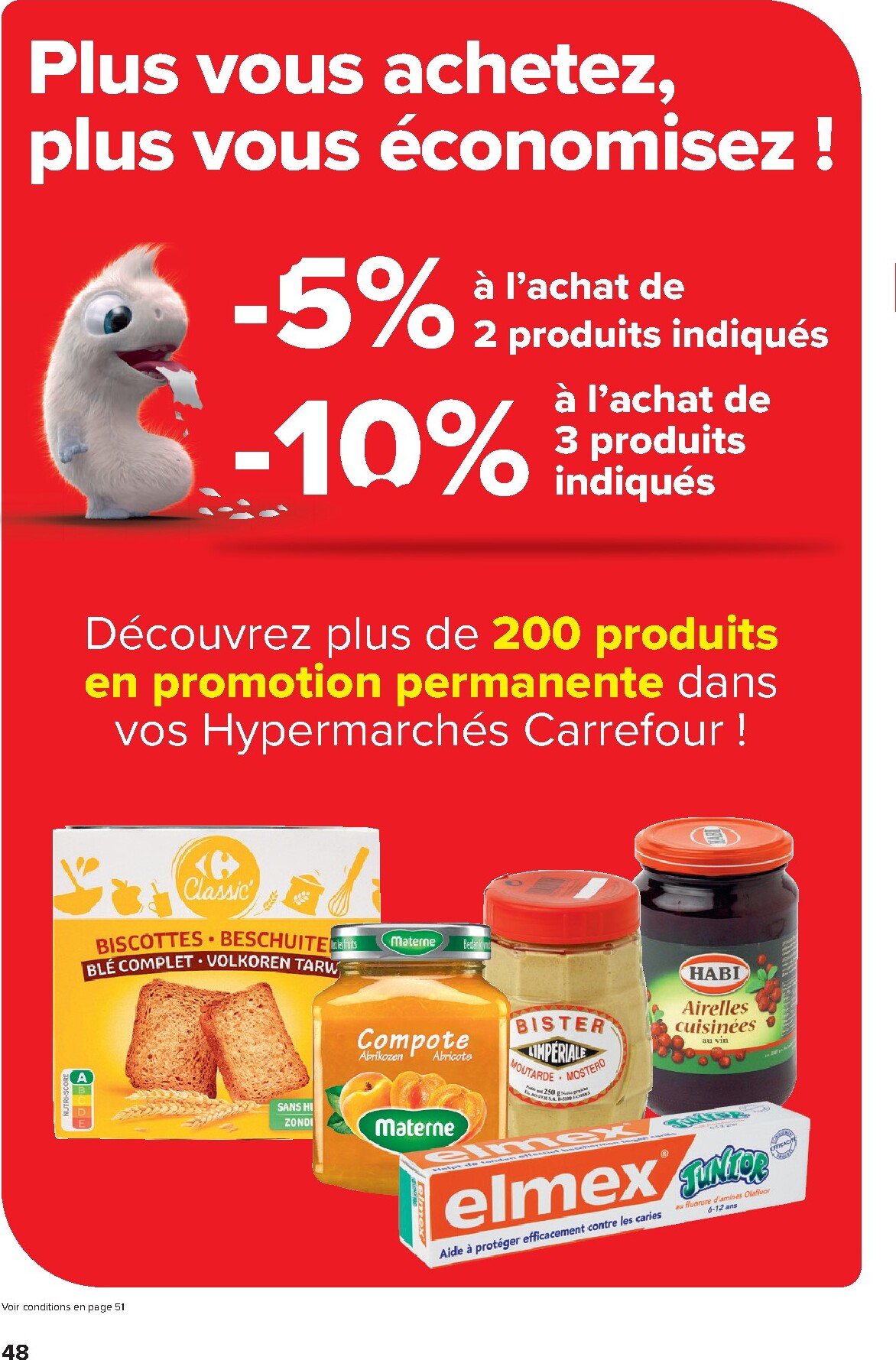 carrefour - De Carrefour Hypermarchés folder geldig vanaf 25/03/2026 t/m 07/04/2026 - page: 48