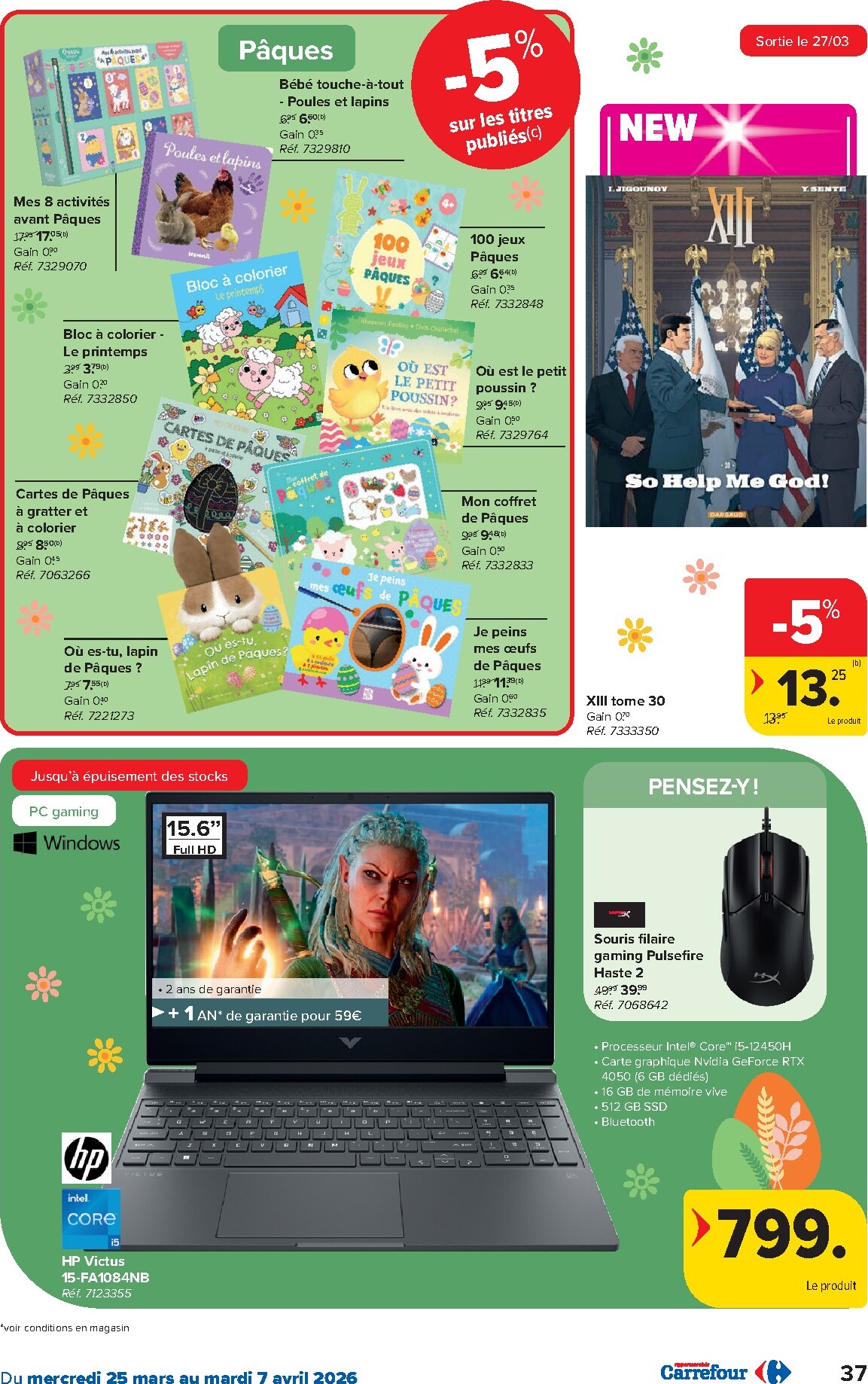 carrefour - De Carrefour Hypermarchés folder geldig vanaf 25/03/2026 t/m 07/04/2026 - page: 37