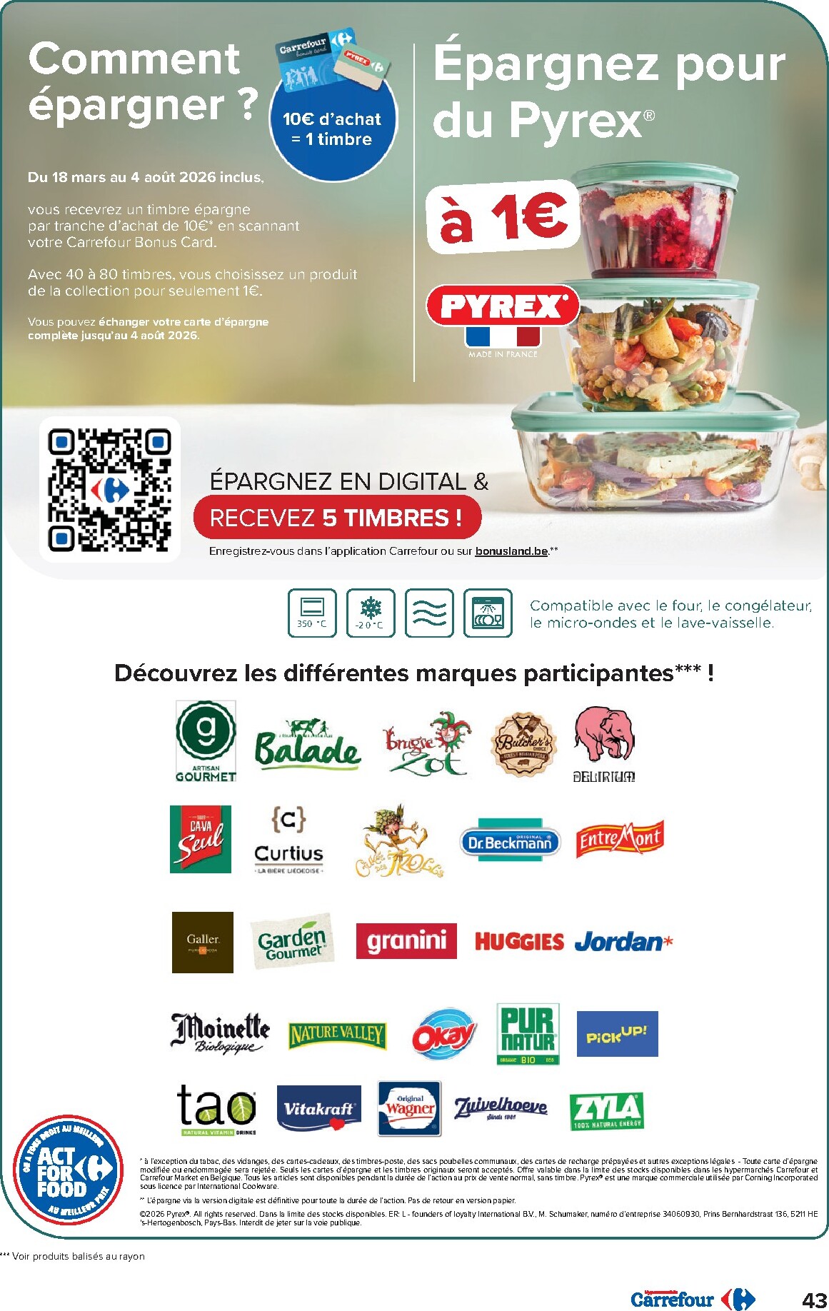 carrefour - De Carrefour Hypermarchés folder geldig vanaf 25/03/2026 t/m 07/04/2026 - page: 43