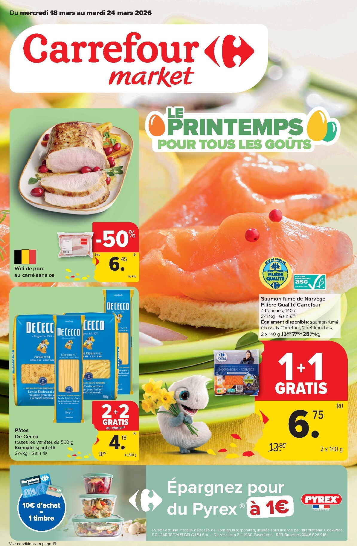 carrefour - De Carrefour Market folder geldig vanaf 18/03/2026 t/m 24/03/2026 - page: 1