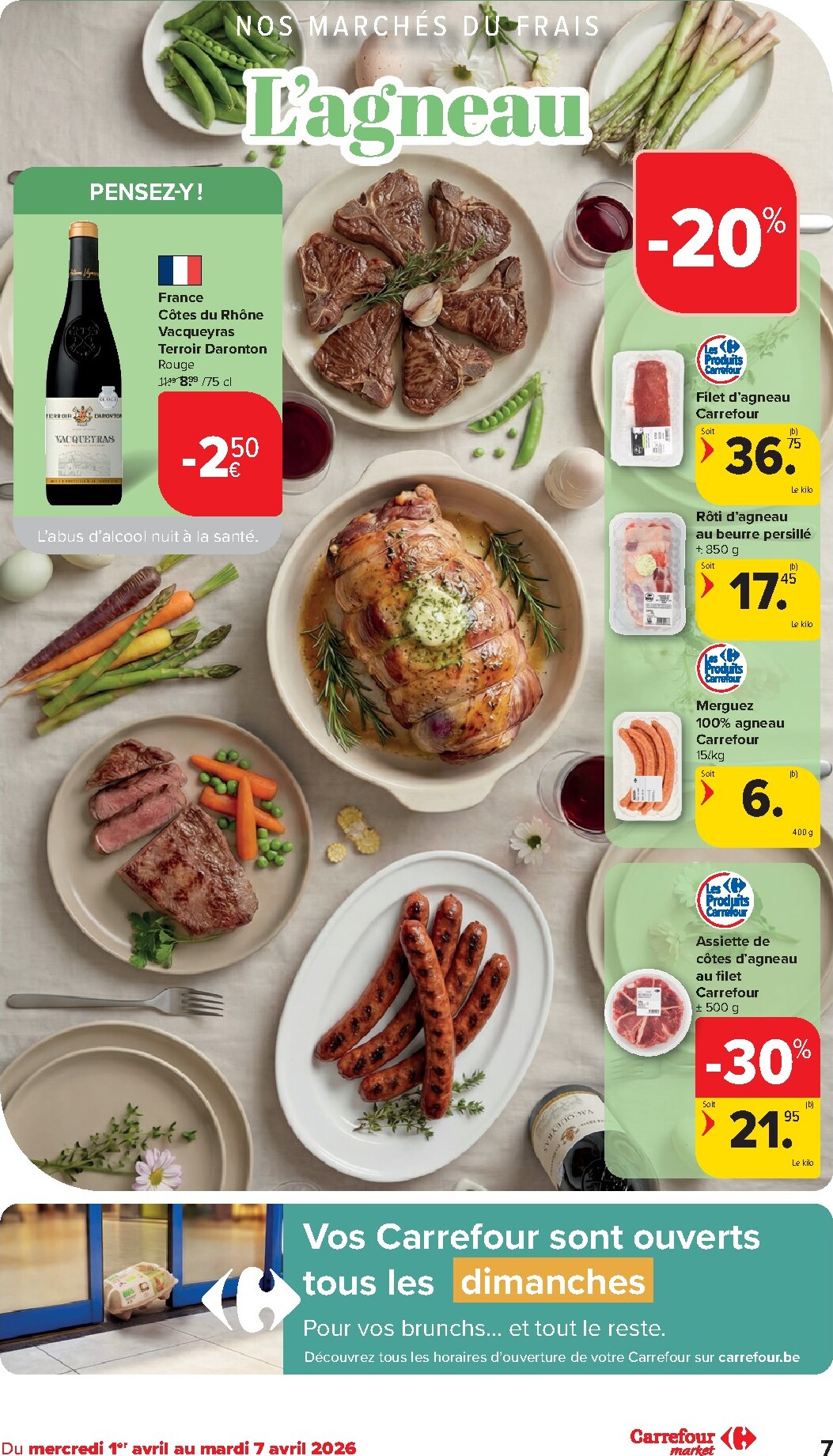 carrefour - De Carrefour Market folder geldig vanaf 01/04/2026 t/m 07/04/2026 - page: 7