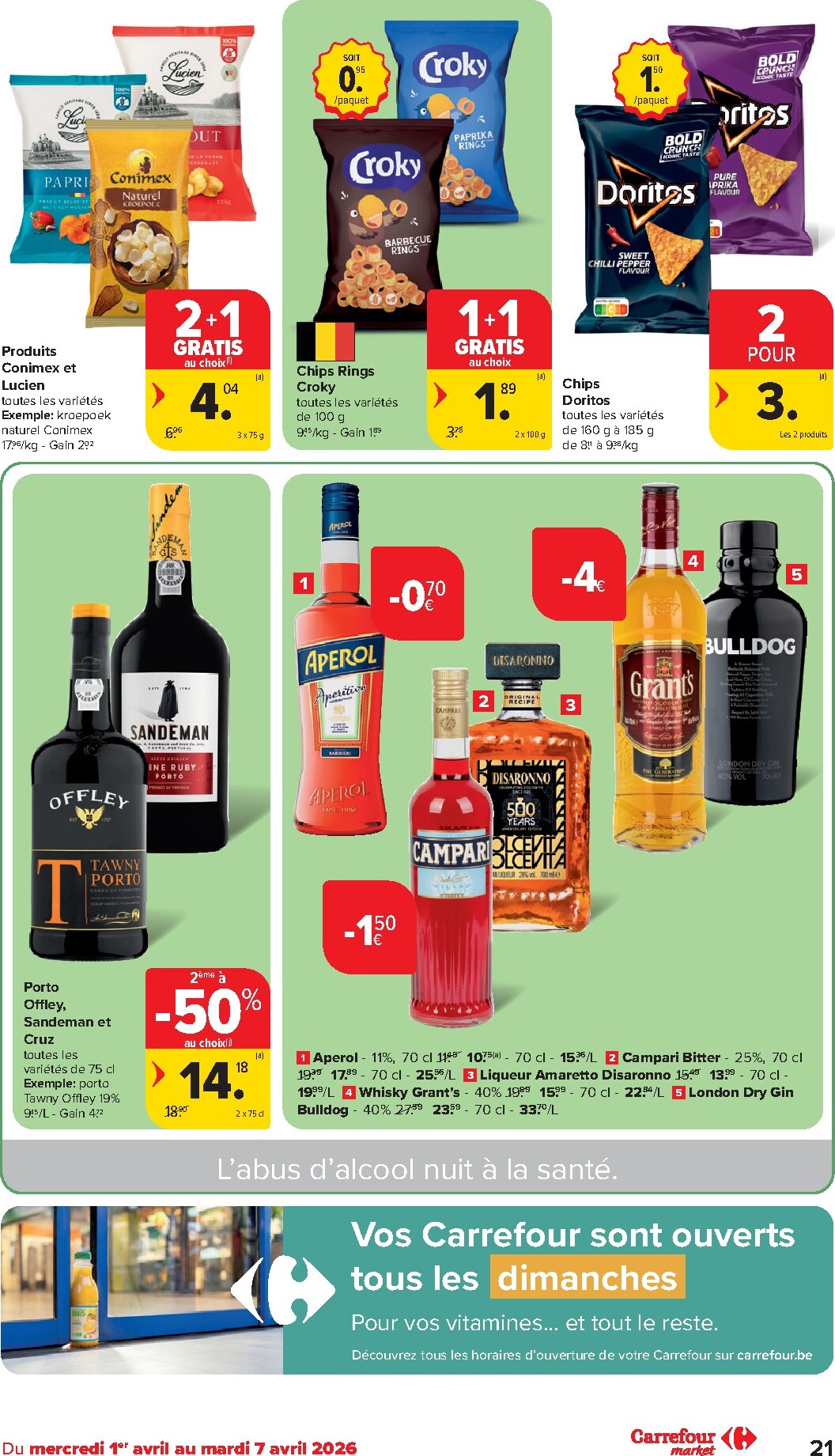 carrefour - De Carrefour Market folder geldig vanaf 01/04/2026 t/m 07/04/2026 - page: 21
