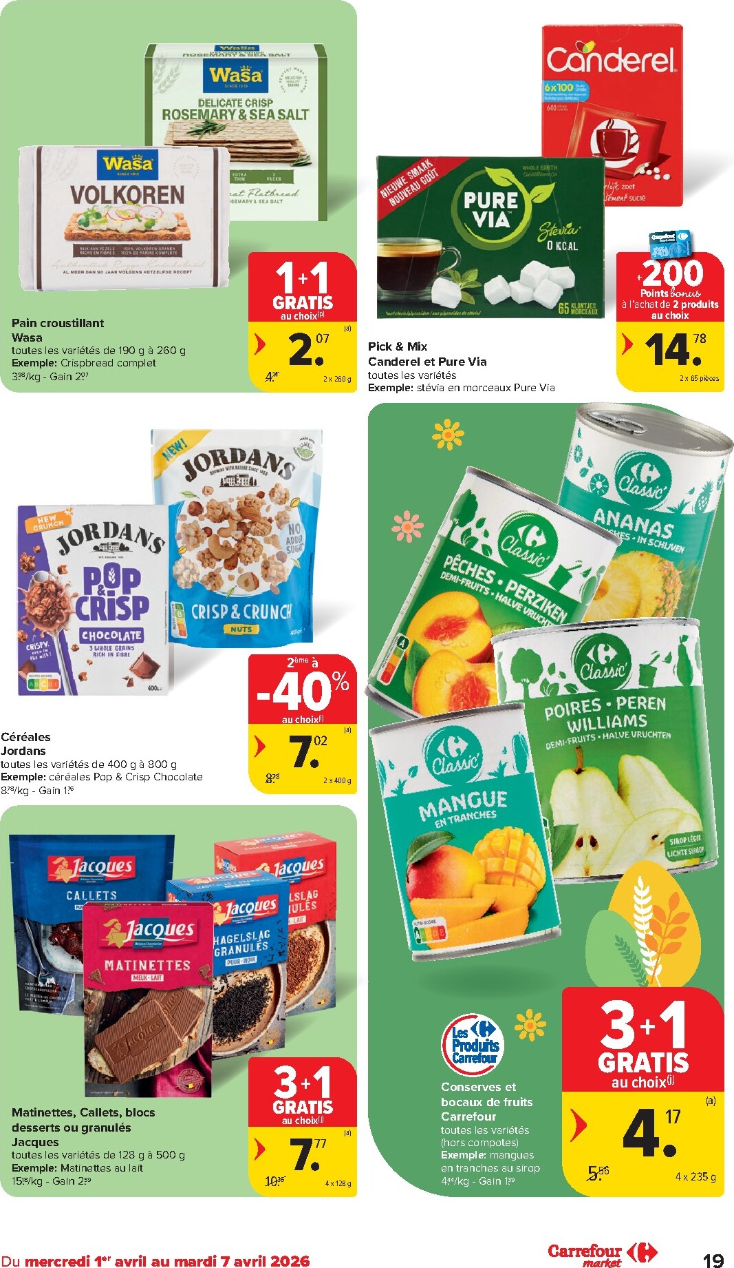 carrefour - De Carrefour Market folder geldig vanaf 01/04/2026 t/m 07/04/2026 - page: 19