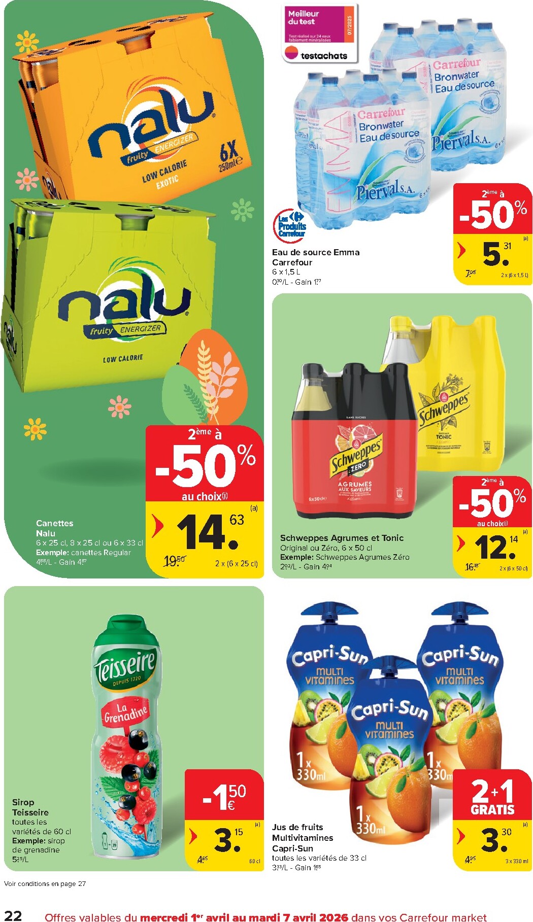 carrefour - De Carrefour Market folder geldig vanaf 01/04/2026 t/m 07/04/2026 - page: 22
