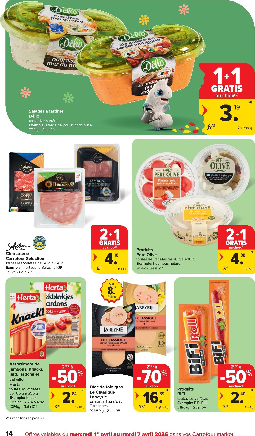 carrefour - De Carrefour Market folder geldig vanaf 01/04/2026 t/m 07/04/2026 - page: 14