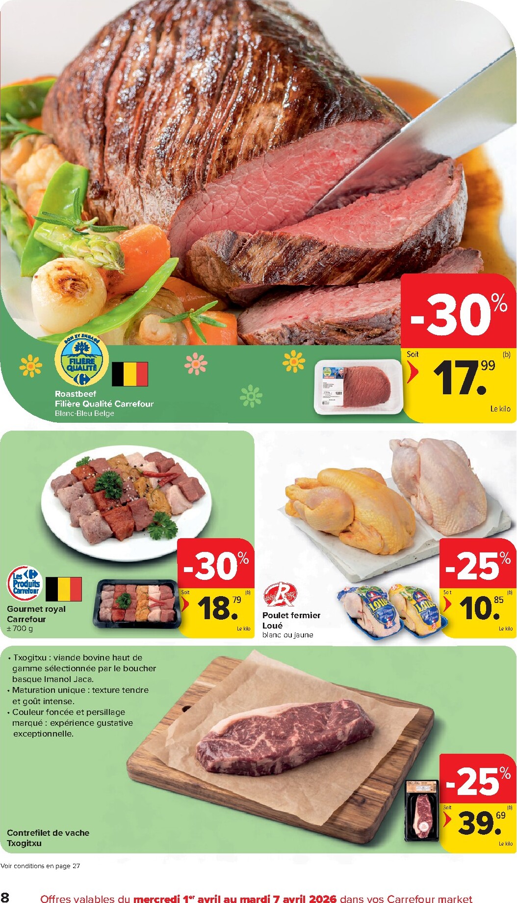 carrefour - De Carrefour Market folder geldig vanaf 01/04/2026 t/m 07/04/2026 - page: 8