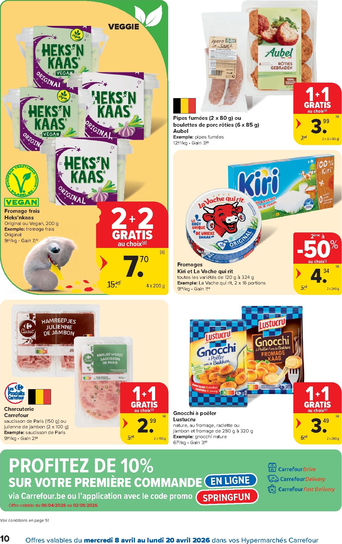 carrefour - De Carrefour Hypermarchés folder geldig vanaf 08/04/2026 t/m 20/04/2026 - page: 10