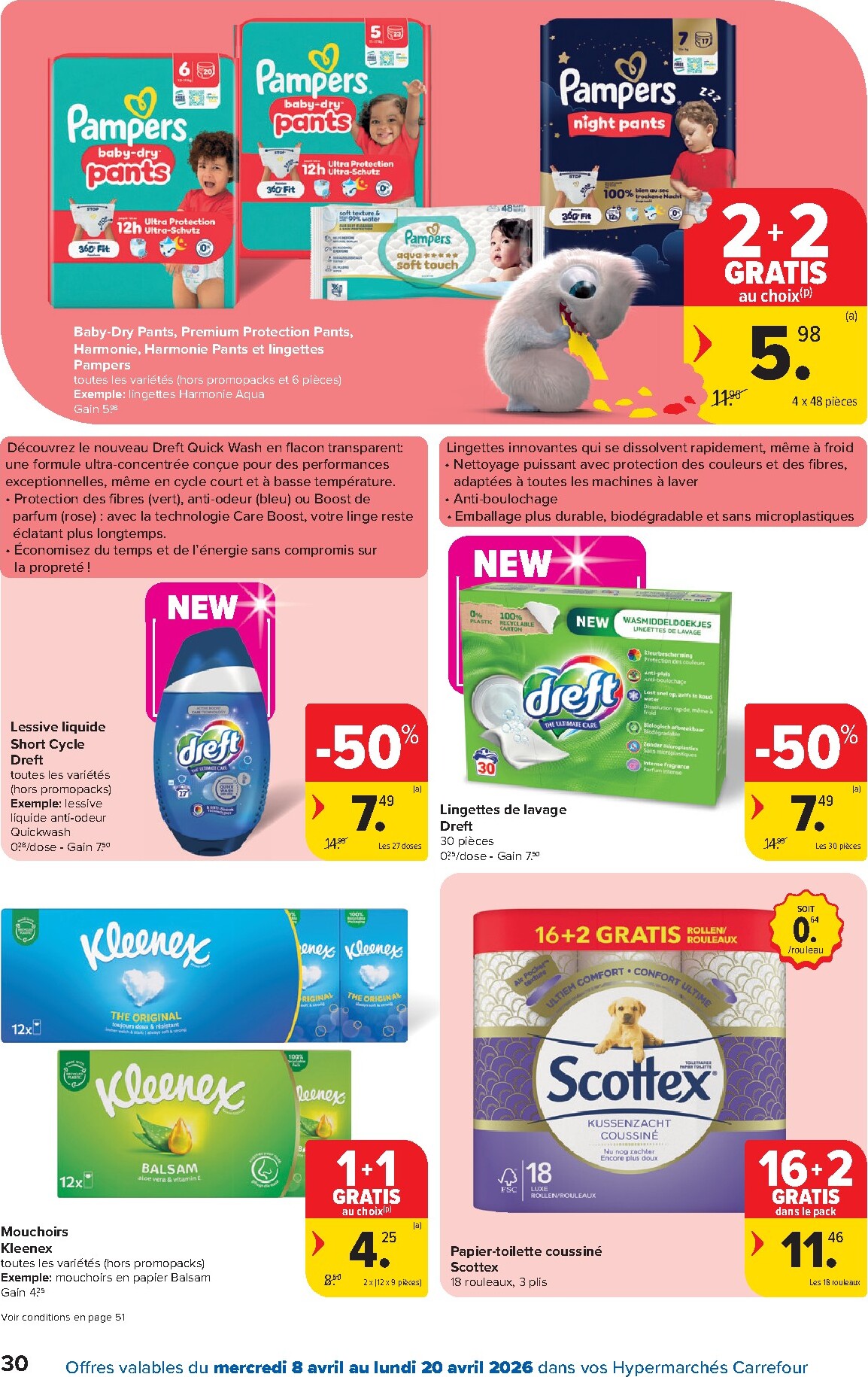 carrefour - De Carrefour Hypermarchés folder geldig vanaf 08/04/2026 t/m 20/04/2026 - page: 30