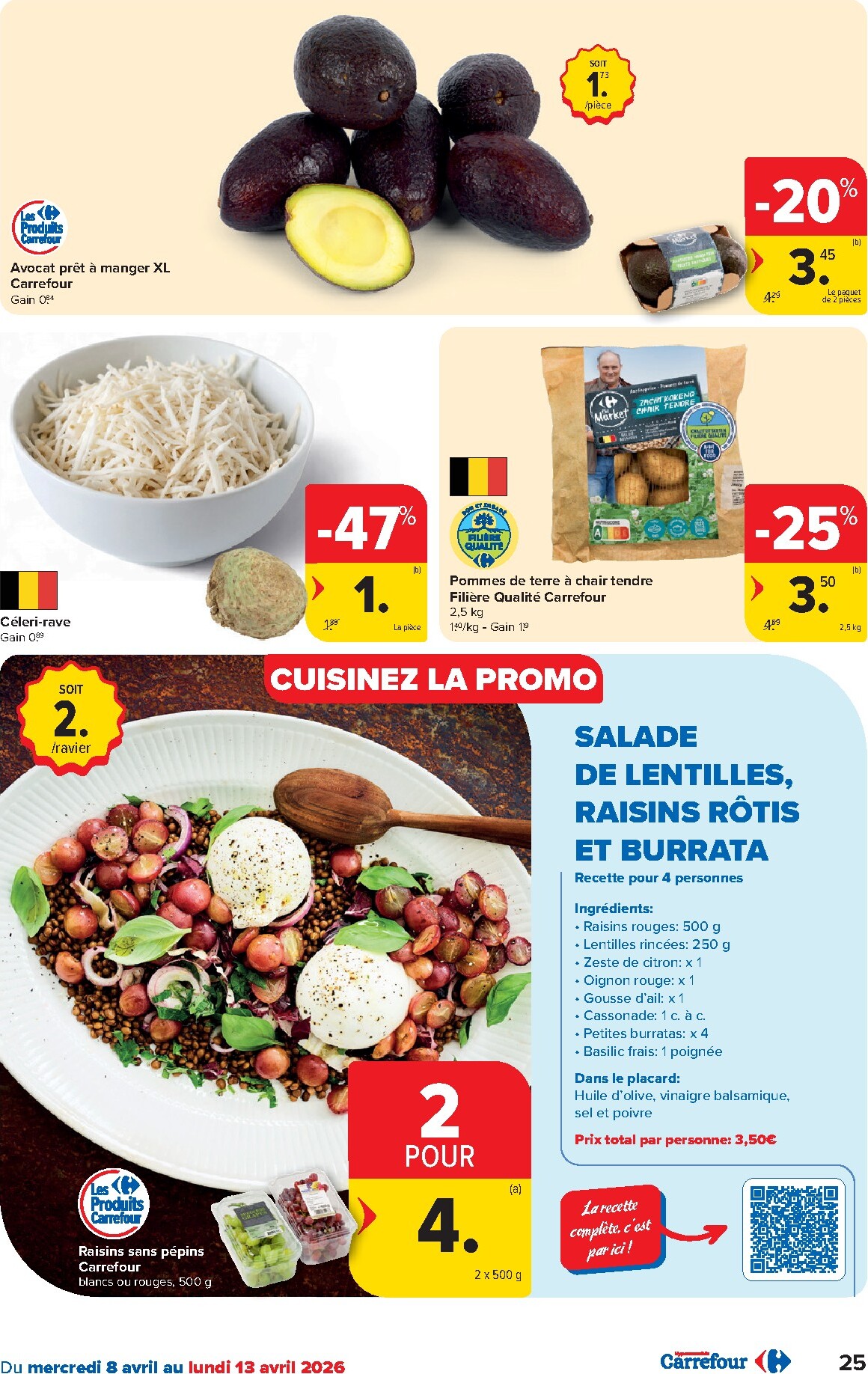 carrefour - De Carrefour Hypermarchés folder geldig vanaf 08/04/2026 t/m 20/04/2026 - page: 25