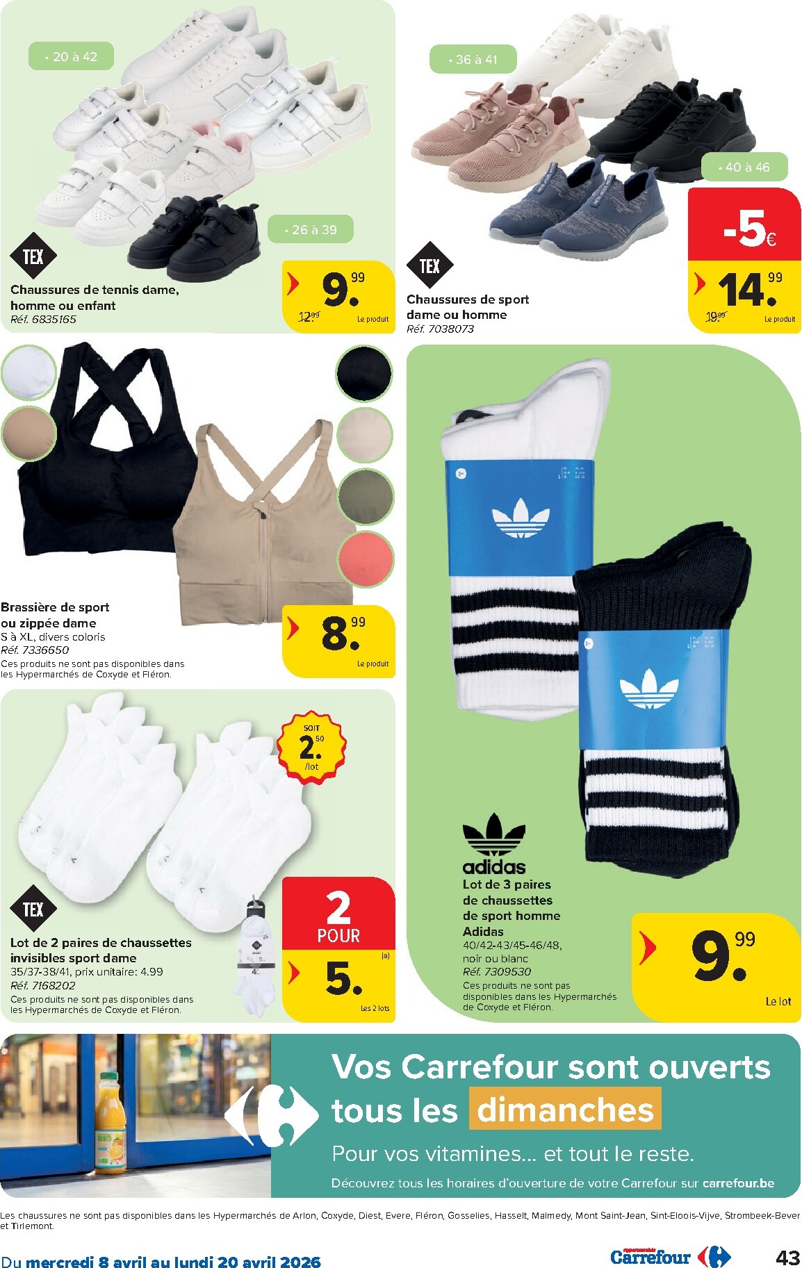 carrefour - De Carrefour Hypermarchés folder geldig vanaf 08/04/2026 t/m 20/04/2026 - page: 43