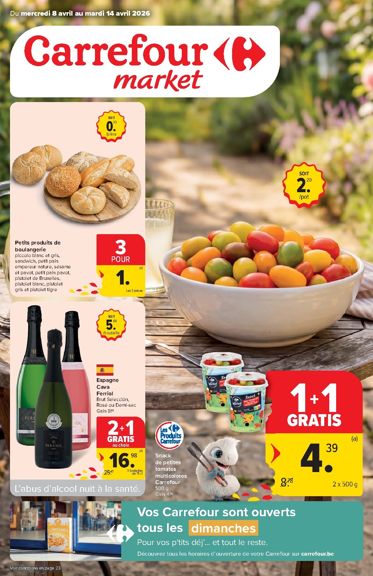 carrefour - Huidige Carrefour Market folder geldig van woensdag 08/04/2026 tot dinsdag 14/04/2026
