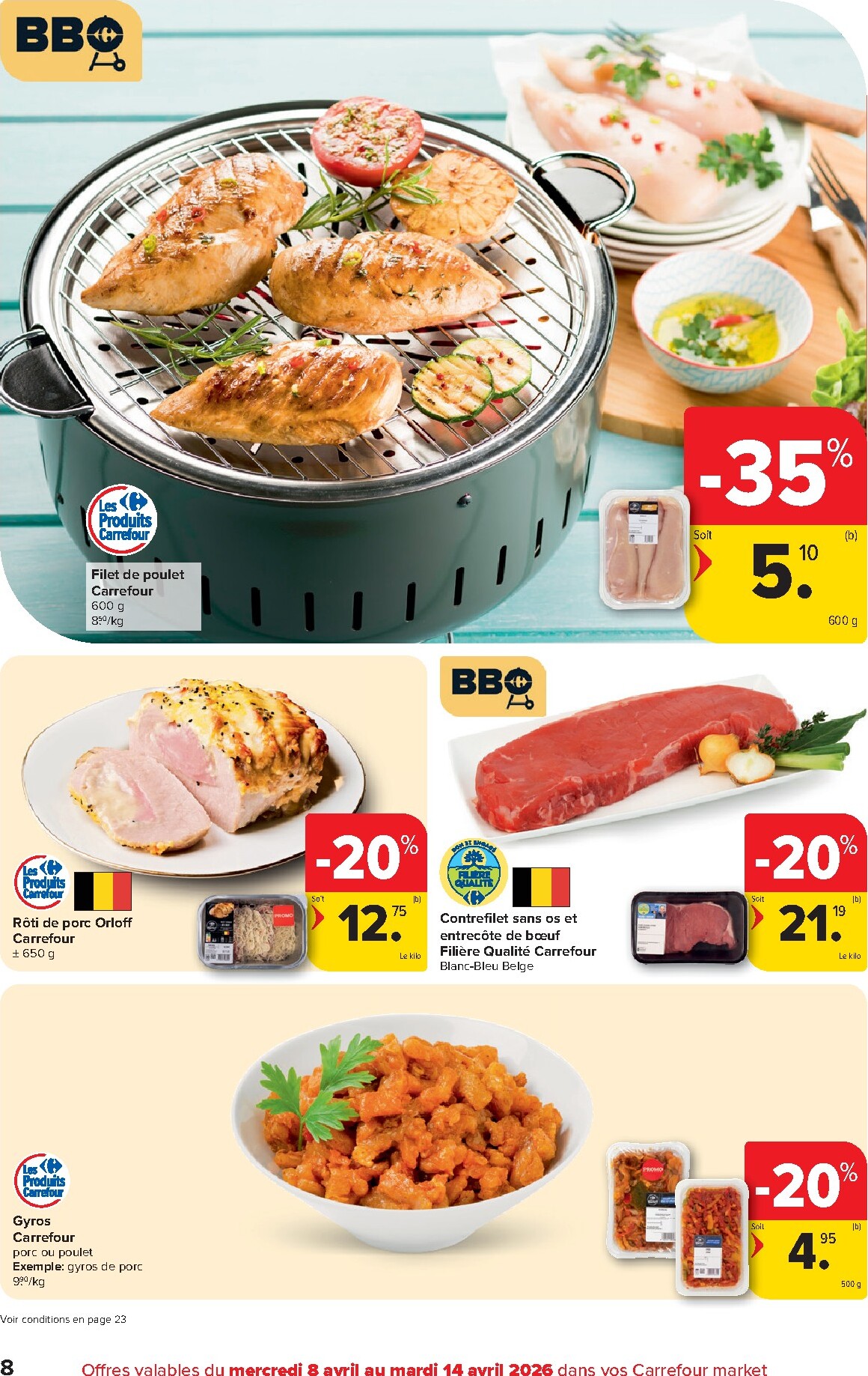 carrefour - Huidige Carrefour Market folder geldig van woensdag 08/04/2026 tot dinsdag 14/04/2026 - page: 8