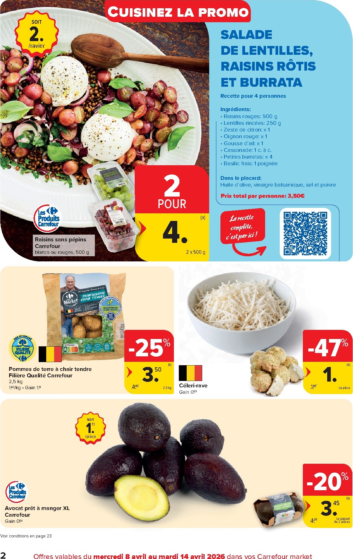 carrefour - Huidige Carrefour Market folder geldig van woensdag 08/04/2026 tot dinsdag 14/04/2026 - page: 2