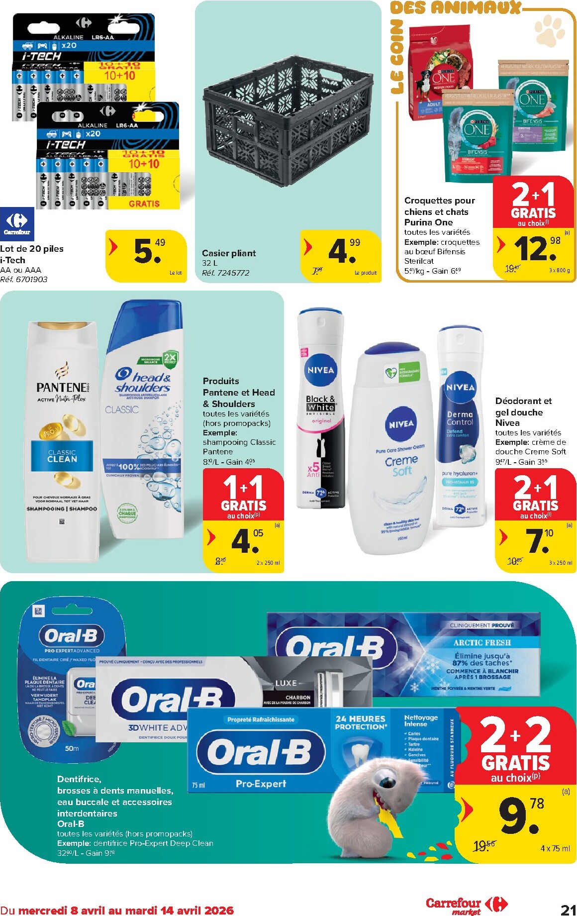 carrefour - Huidige Carrefour Market folder geldig van woensdag 08/04/2026 tot dinsdag 14/04/2026 - page: 21