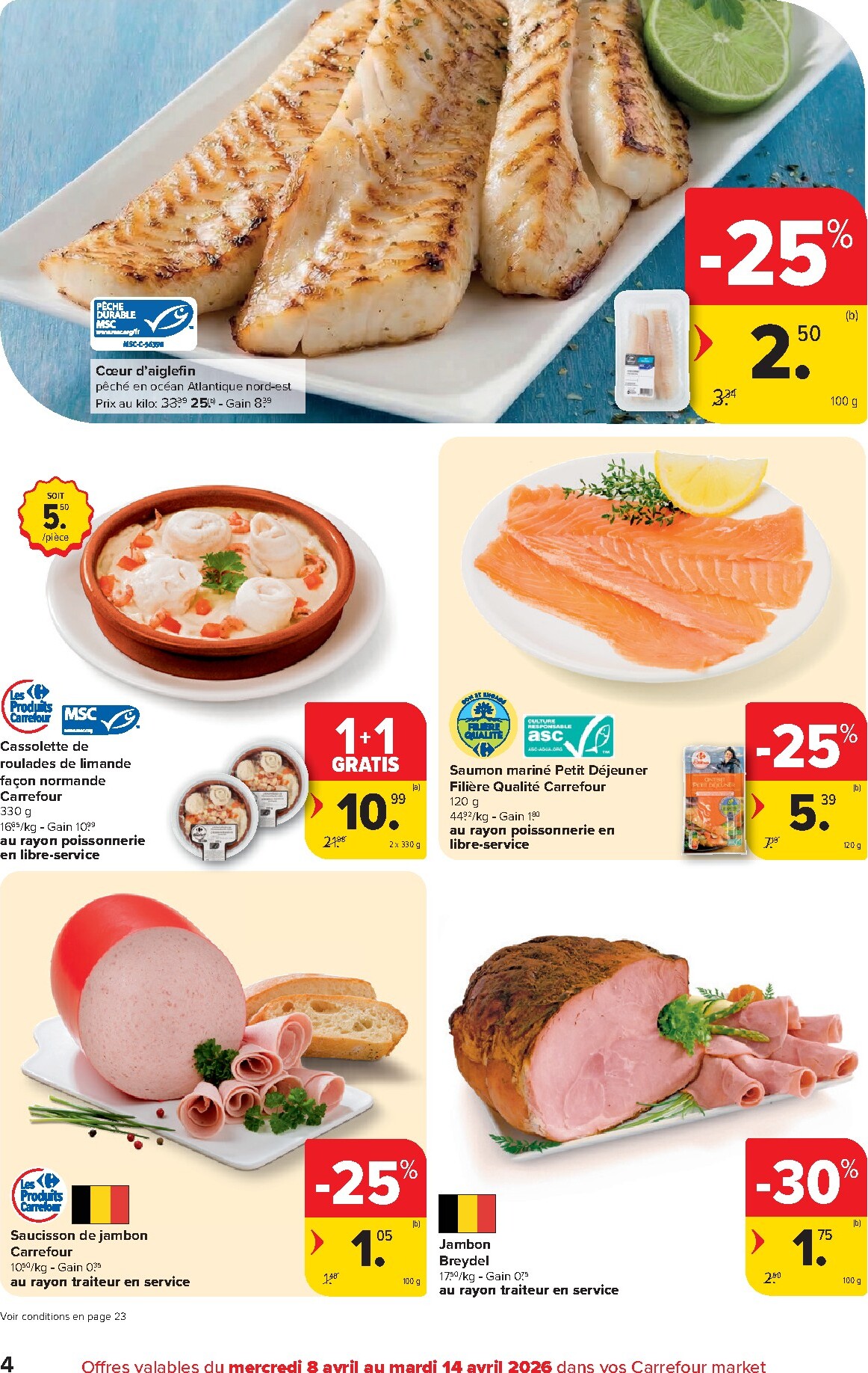 carrefour - Huidige Carrefour Market folder geldig van woensdag 08/04/2026 tot dinsdag 14/04/2026 - page: 4
