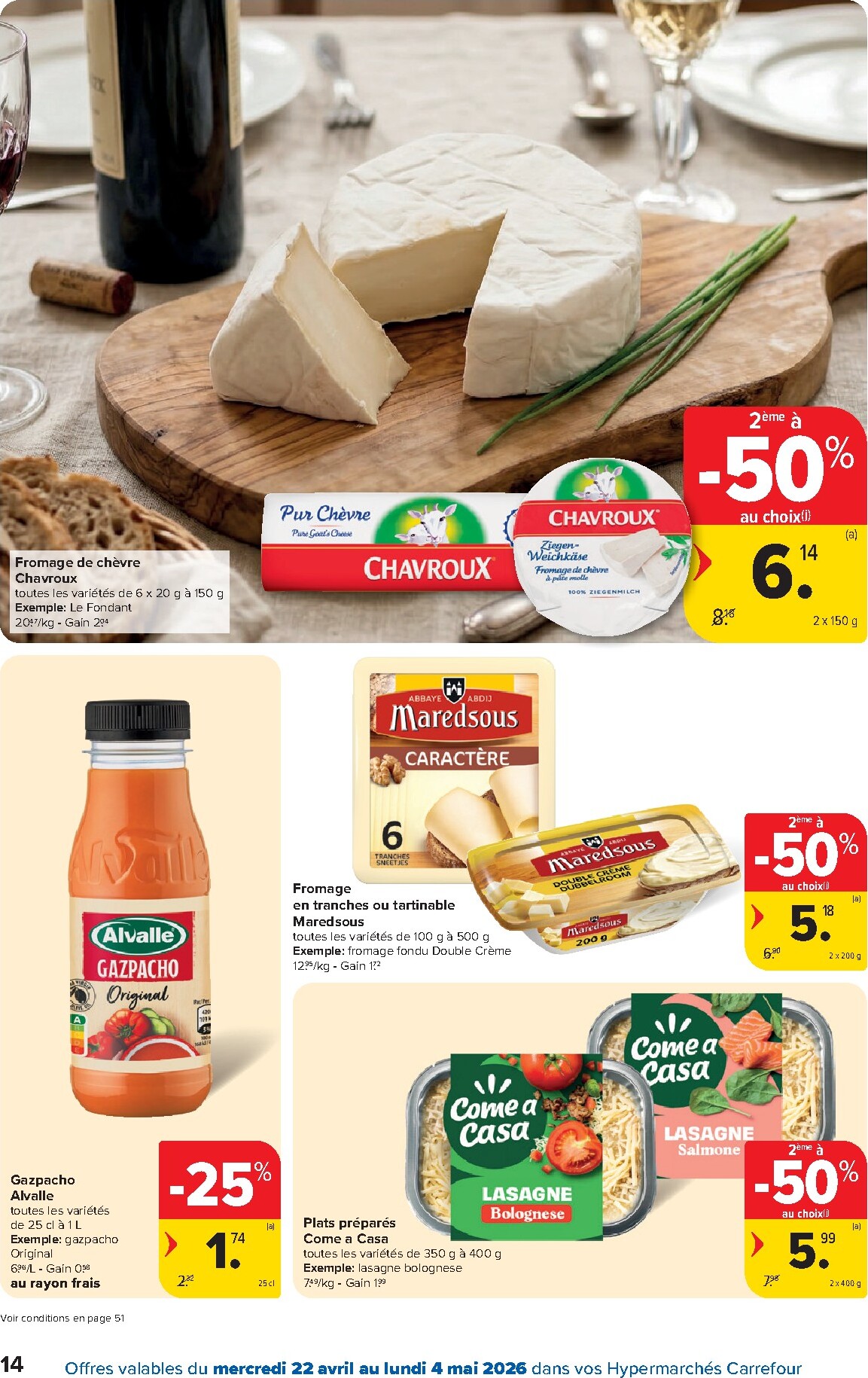 carrefour - Carrefour Hypermarchés folder voor volgende week van woensdag 22/04/2026 tot maandag 04/05/2026 - page: 14