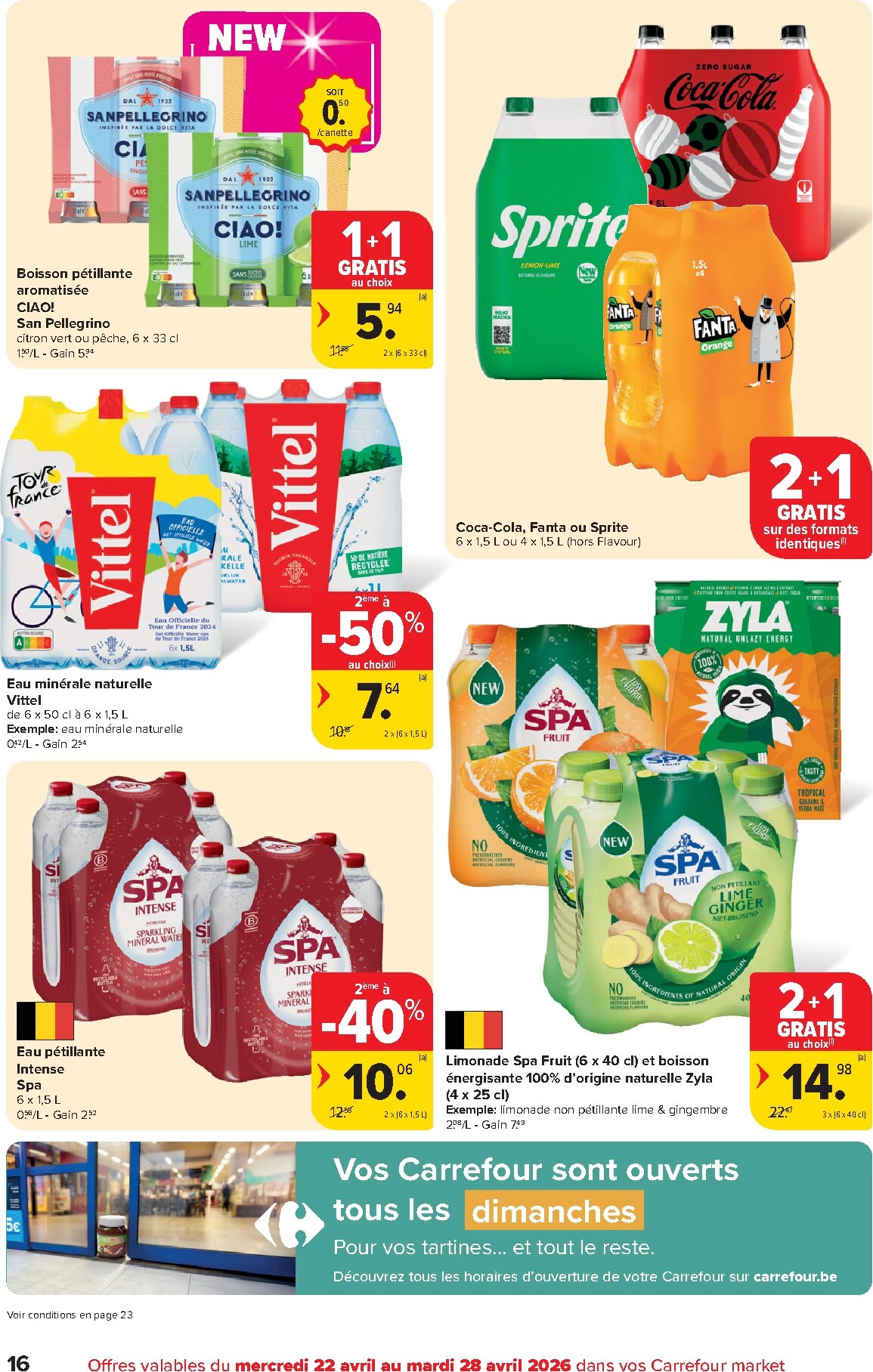 carrefour - Carrefour Market folder voor volgende week van woensdag 22/04/2026 tot dinsdag 28/04/2026 - page: 16