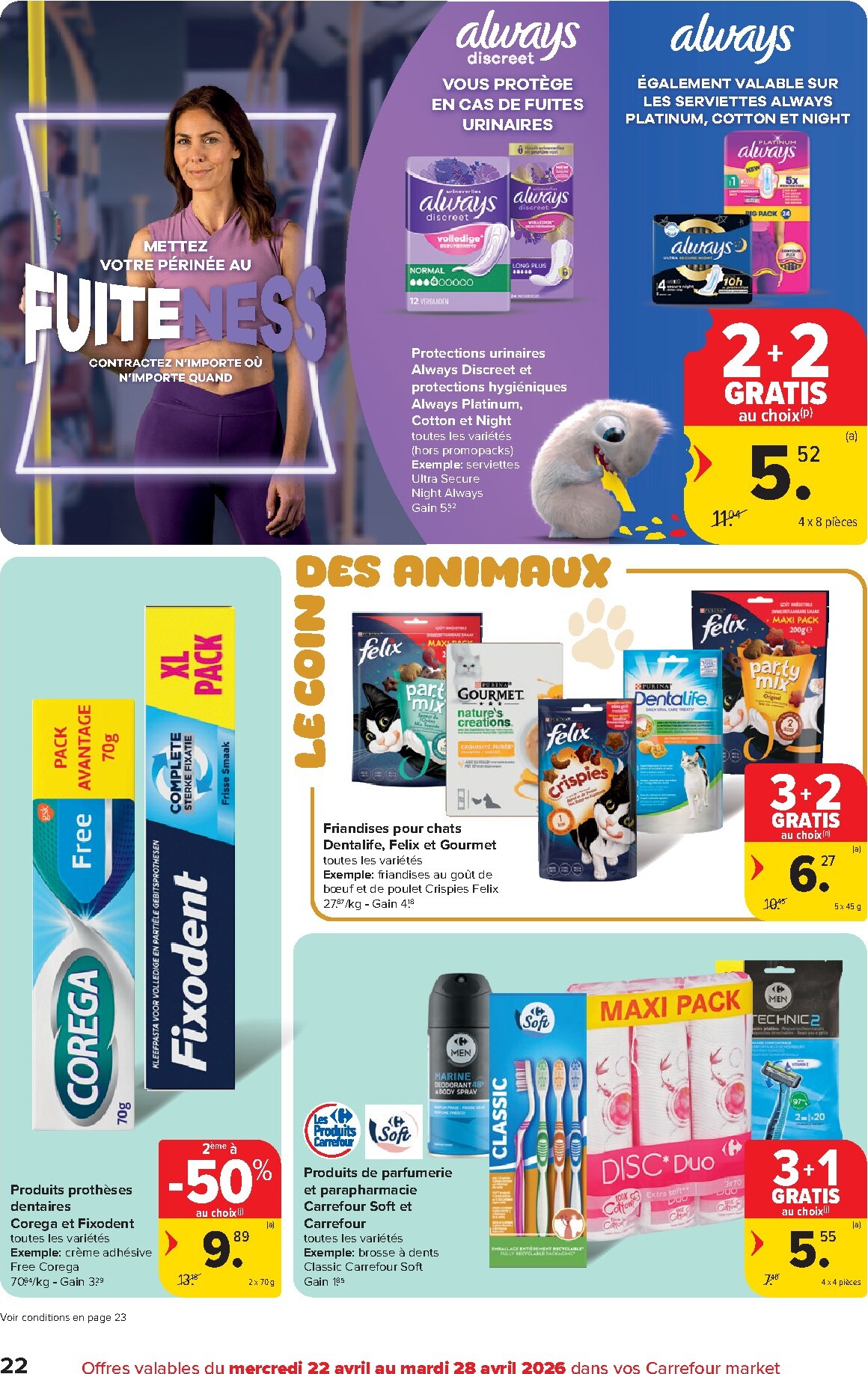 carrefour - Carrefour Market folder voor volgende week van woensdag 22/04/2026 tot dinsdag 28/04/2026 - page: 22