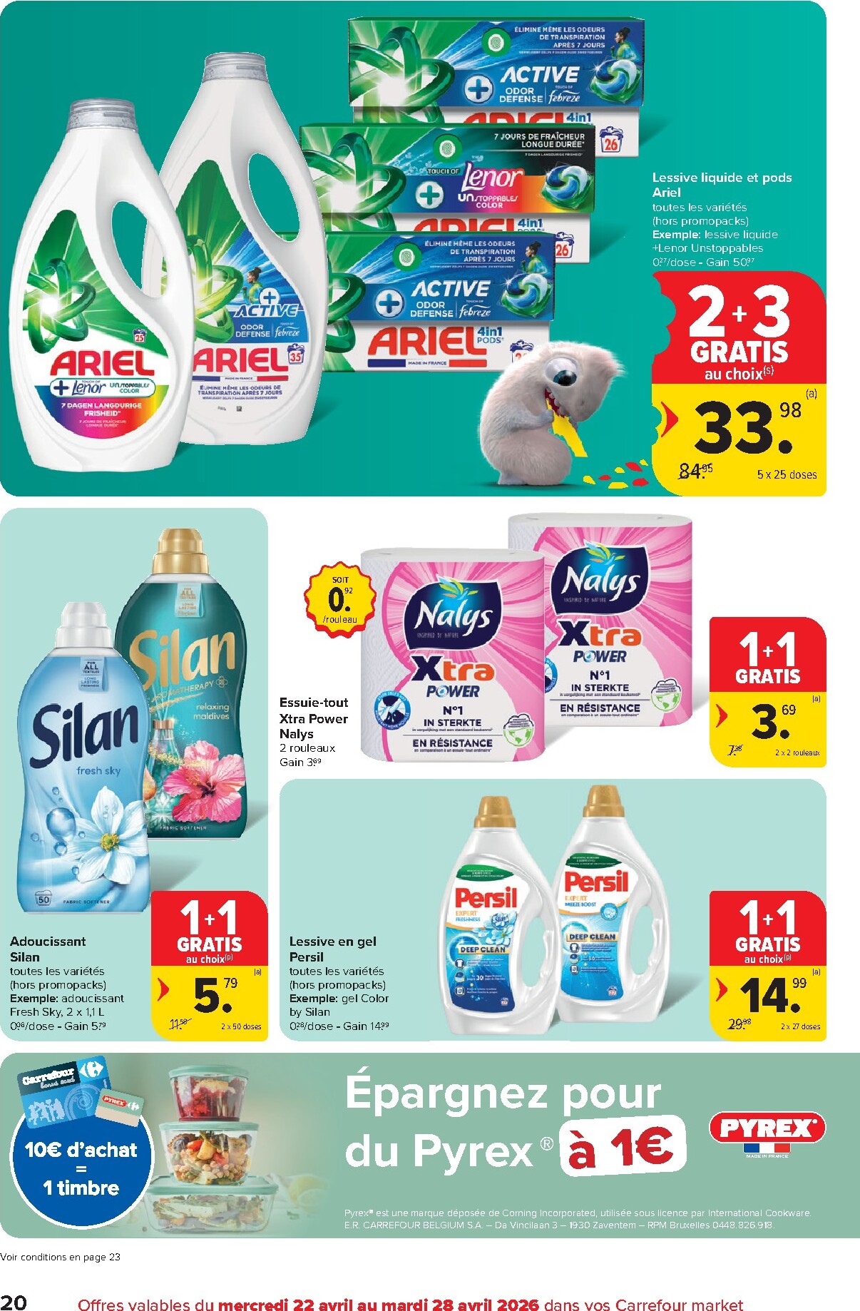 carrefour - Carrefour Market folder voor volgende week van woensdag 22/04/2026 tot dinsdag 28/04/2026 - page: 20