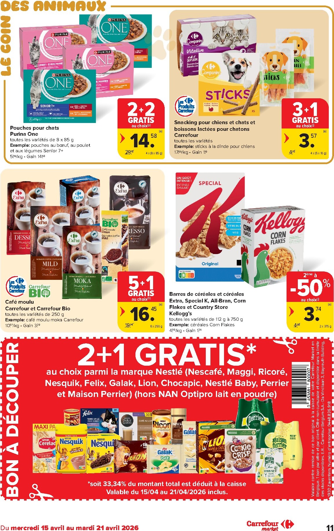 carrefour - Huidige Carrefour Market folder geldig van woensdag 15/04/2026 tot dinsdag 21/04/2026 - page: 11