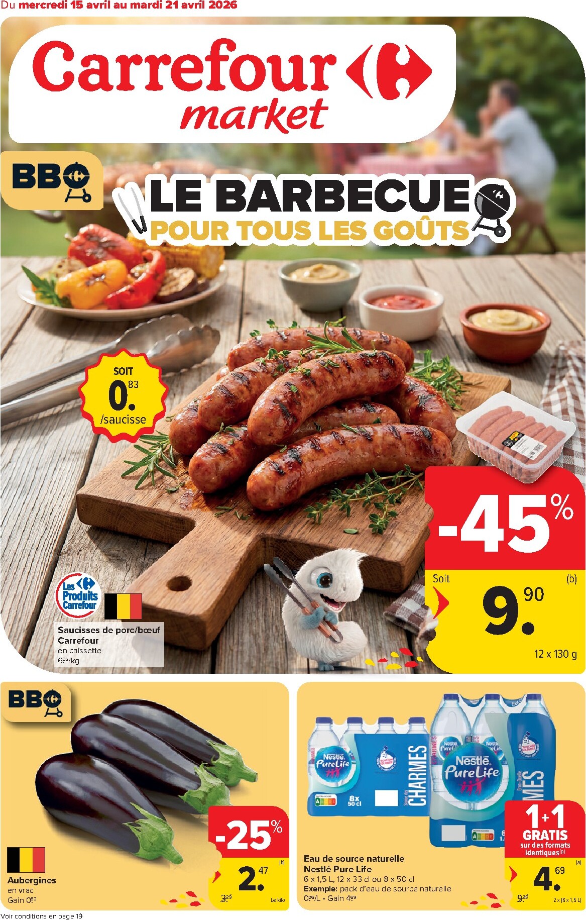 carrefour - Huidige Carrefour Market folder geldig van woensdag 15/04/2026 tot dinsdag 21/04/2026