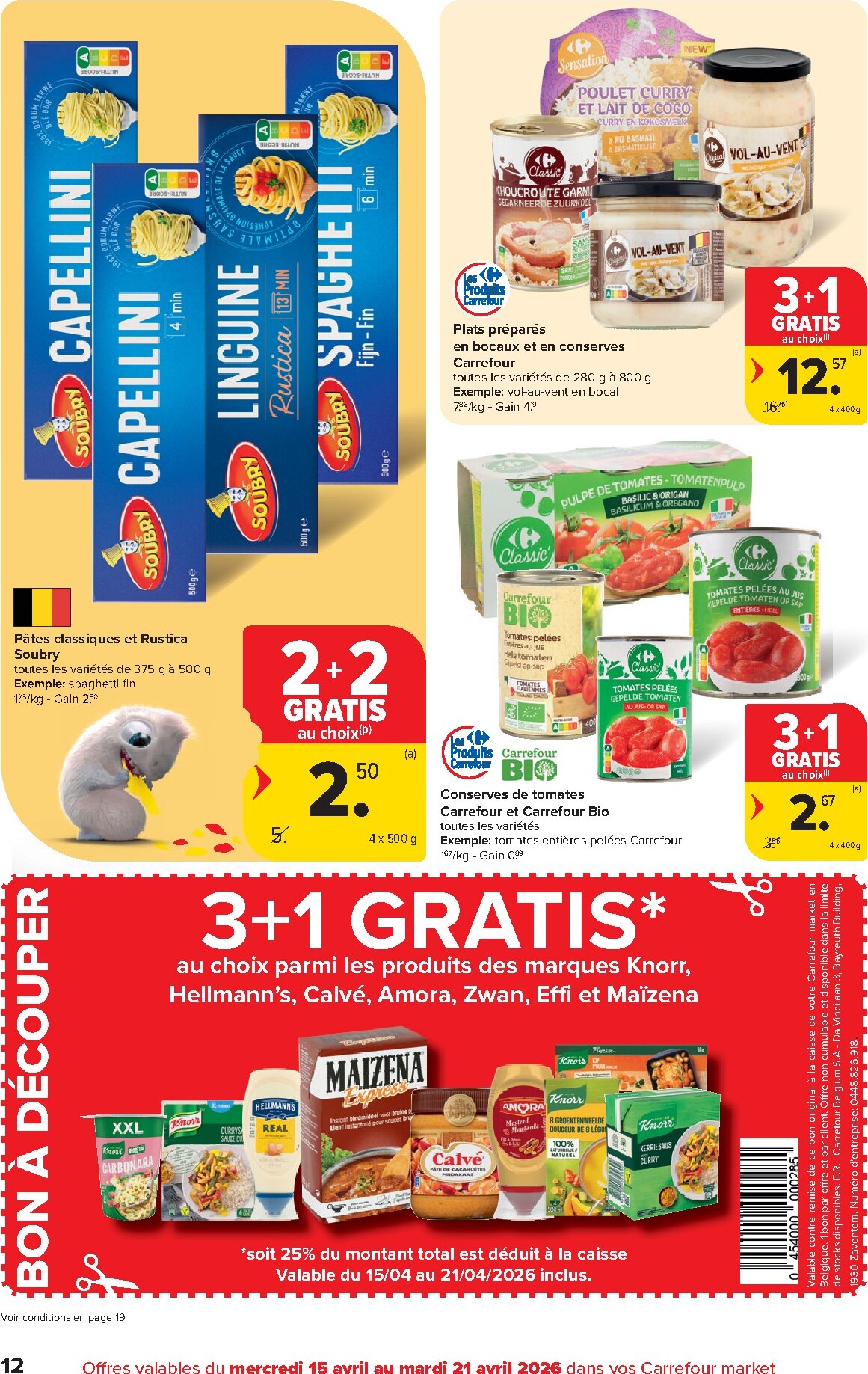 carrefour - Huidige Carrefour Market folder geldig van woensdag 15/04/2026 tot dinsdag 21/04/2026 - page: 12