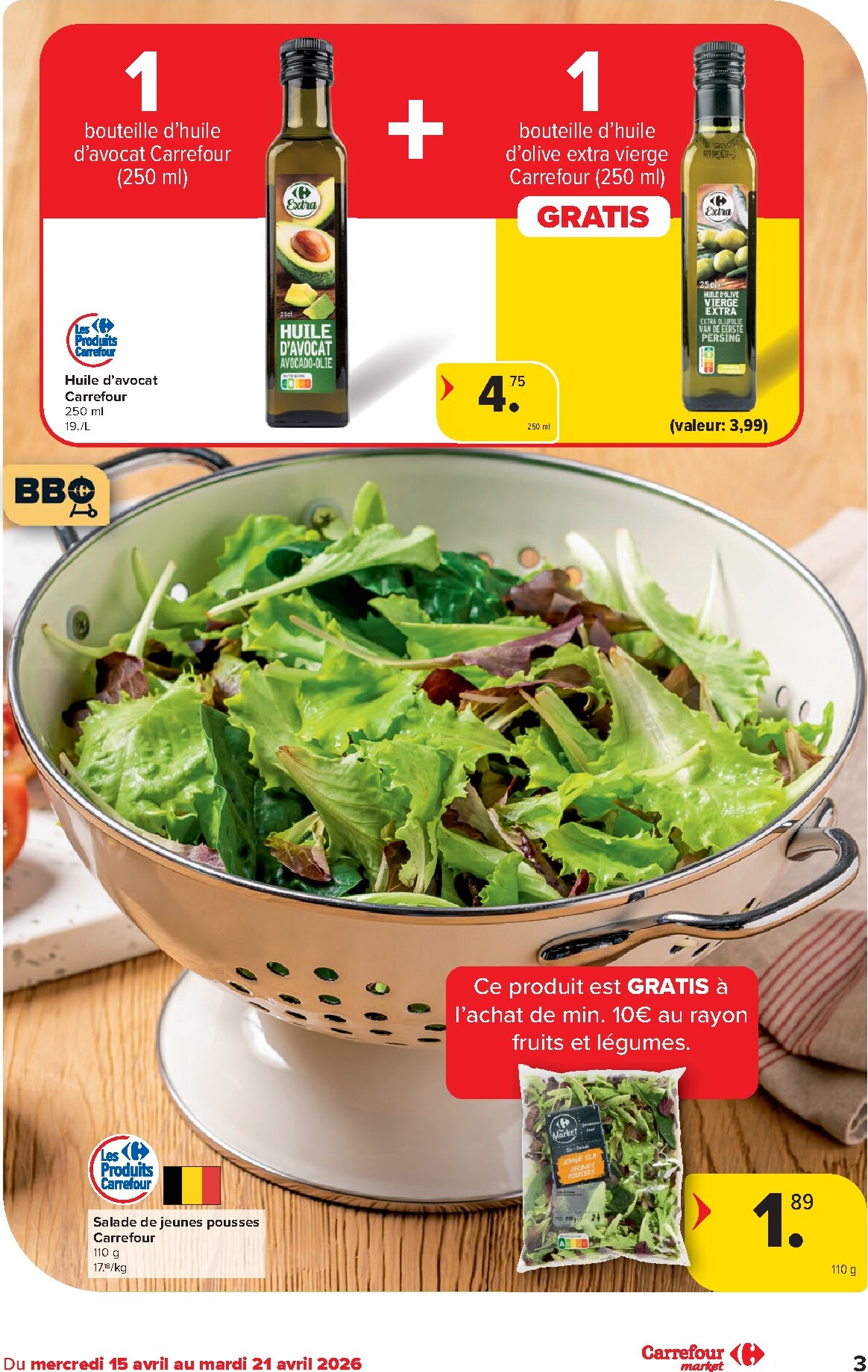 carrefour - Huidige Carrefour Market folder geldig van woensdag 15/04/2026 tot dinsdag 21/04/2026 - page: 3