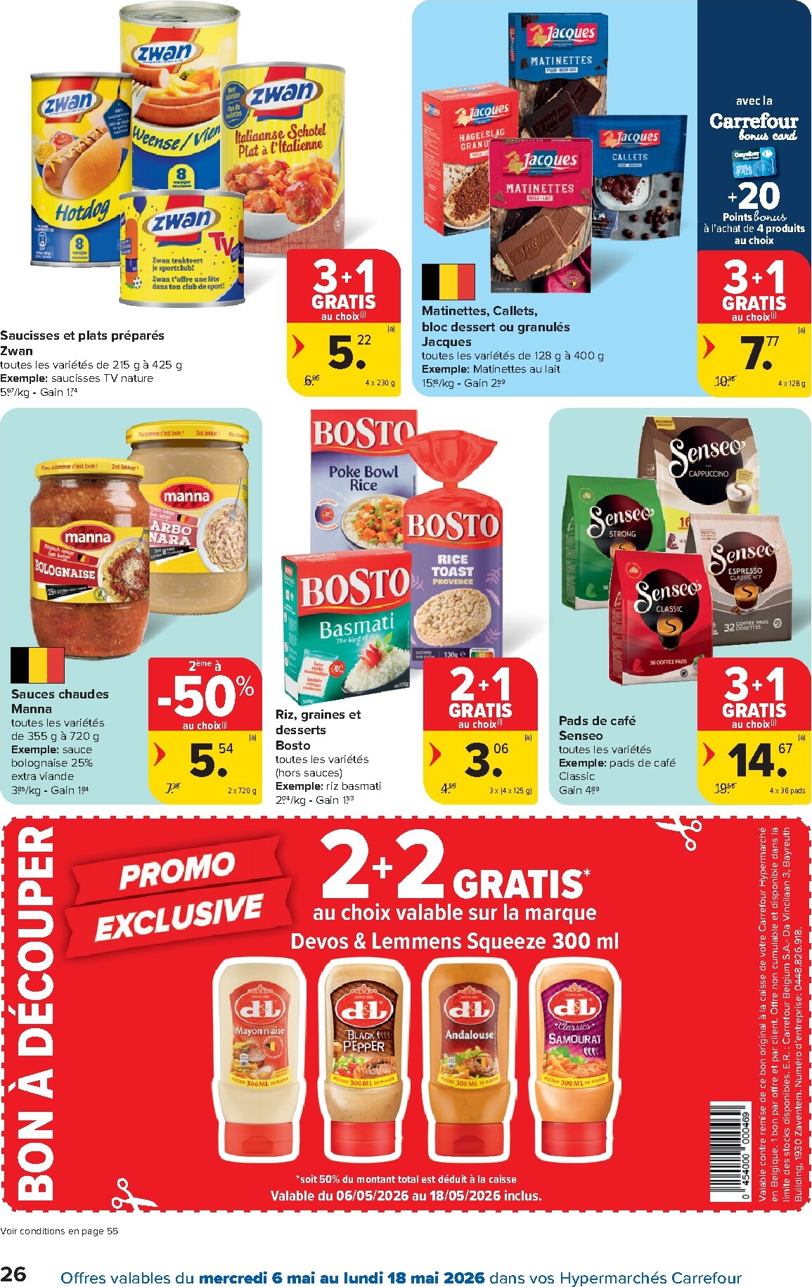 carrefour - Carrefour Hypermarchés folder voor volgende week van woensdag 06/05/2026 tot maandag 18/05/2026 - page: 26
