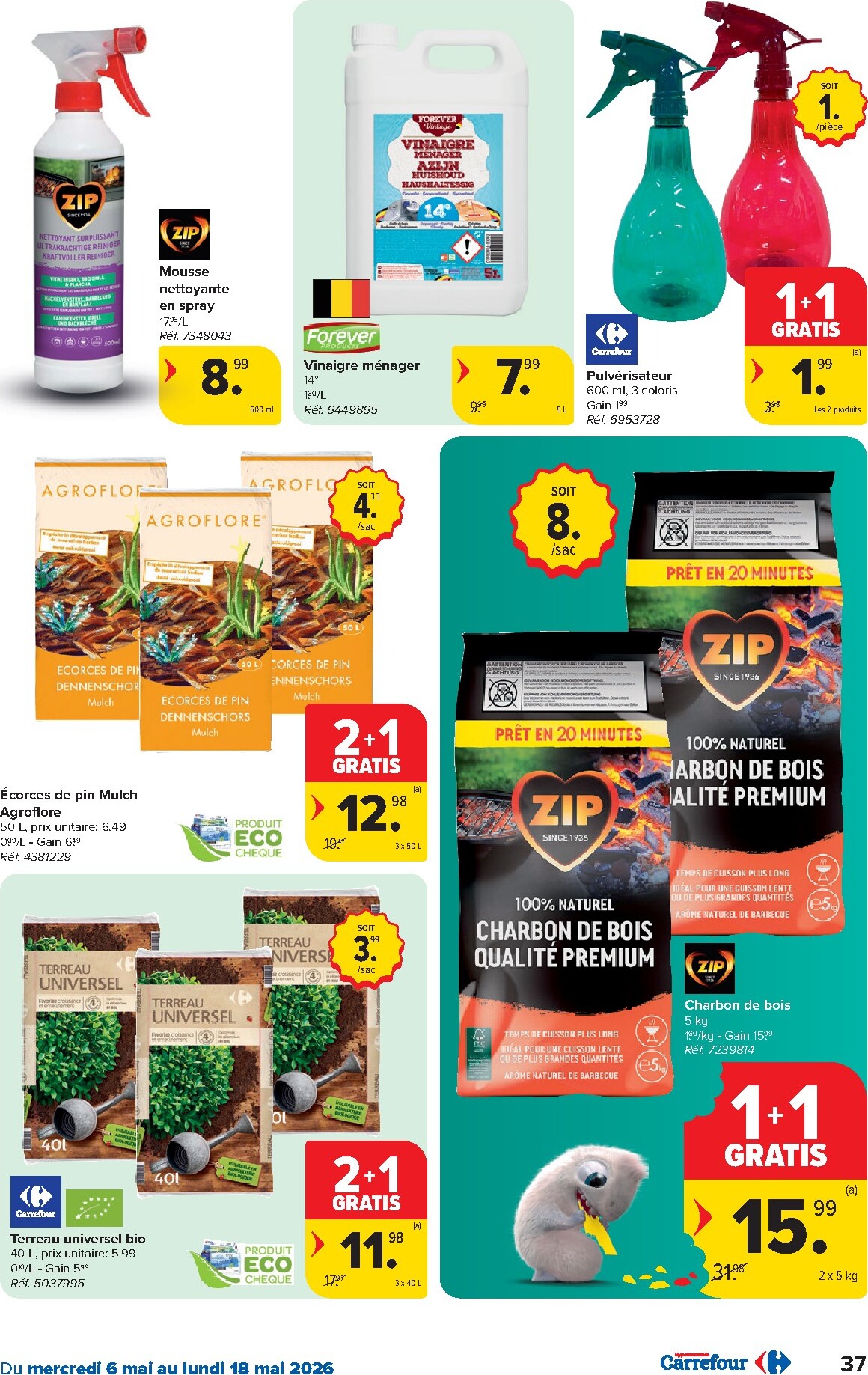 carrefour - Carrefour Hypermarchés folder voor volgende week van woensdag 06/05/2026 tot maandag 18/05/2026 - page: 37