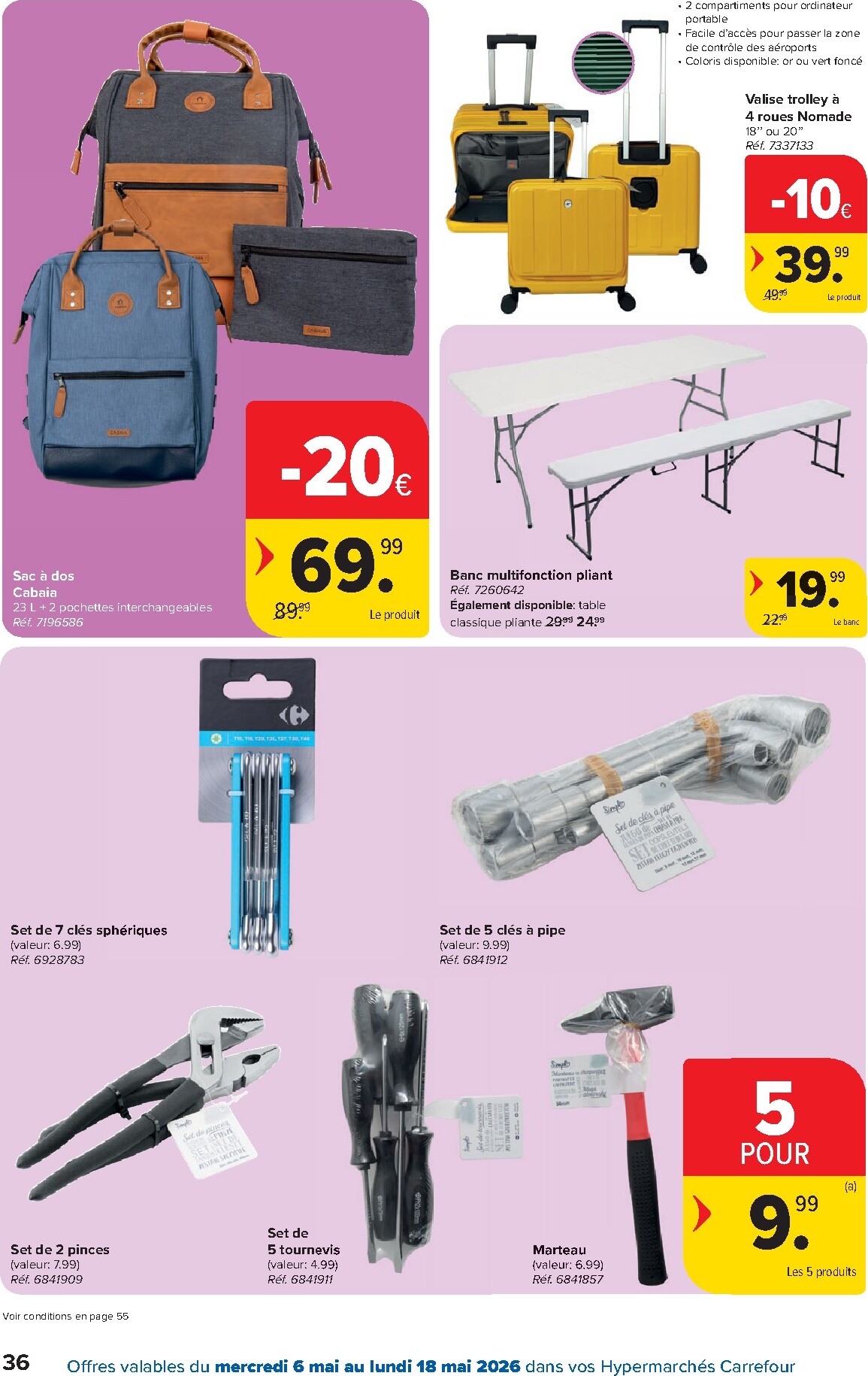 carrefour - Carrefour Hypermarchés folder voor volgende week van woensdag 06/05/2026 tot maandag 18/05/2026 - page: 36