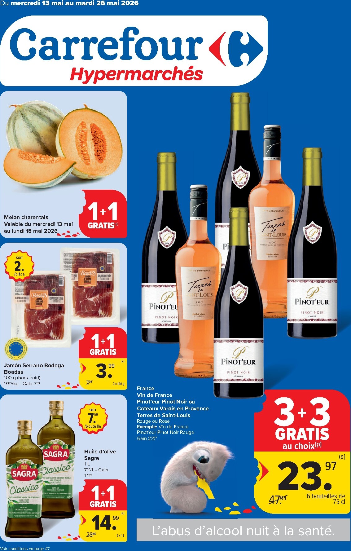 carrefour - Carrefour Hypermarchés folder voor volgende week van woensdag 13/05/2026 tot dinsdag 26/05/2026