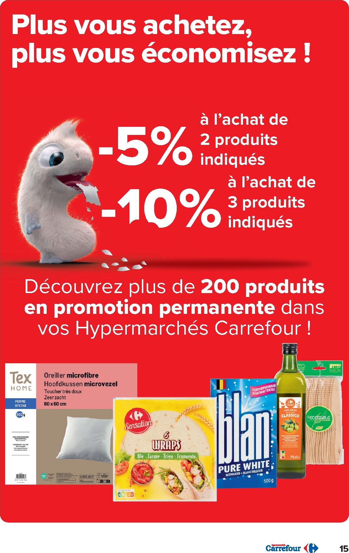 carrefour - Carrefour Hypermarchés folder voor volgende week van woensdag 13/05/2026 tot dinsdag 26/05/2026 - page: 15