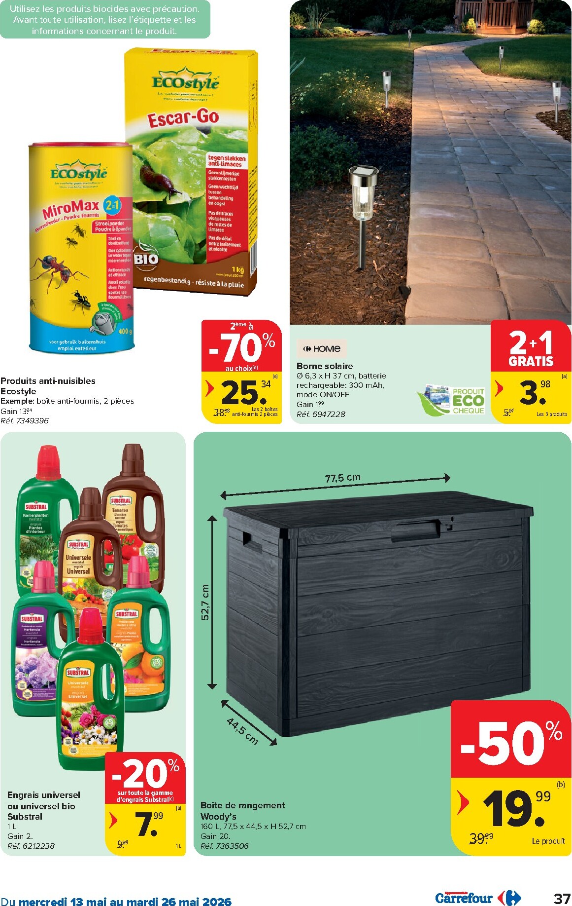 carrefour - Carrefour Hypermarchés folder voor volgende week van woensdag 13/05/2026 tot dinsdag 26/05/2026 - page: 37