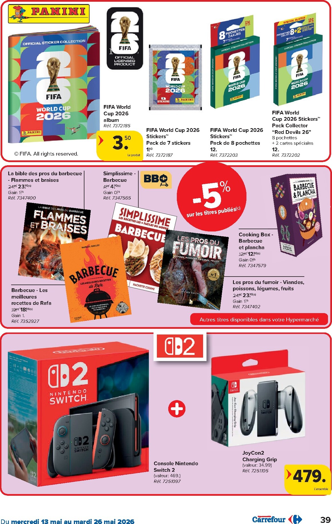 carrefour - Carrefour Hypermarchés folder voor volgende week van woensdag 13/05/2026 tot dinsdag 26/05/2026 - page: 39