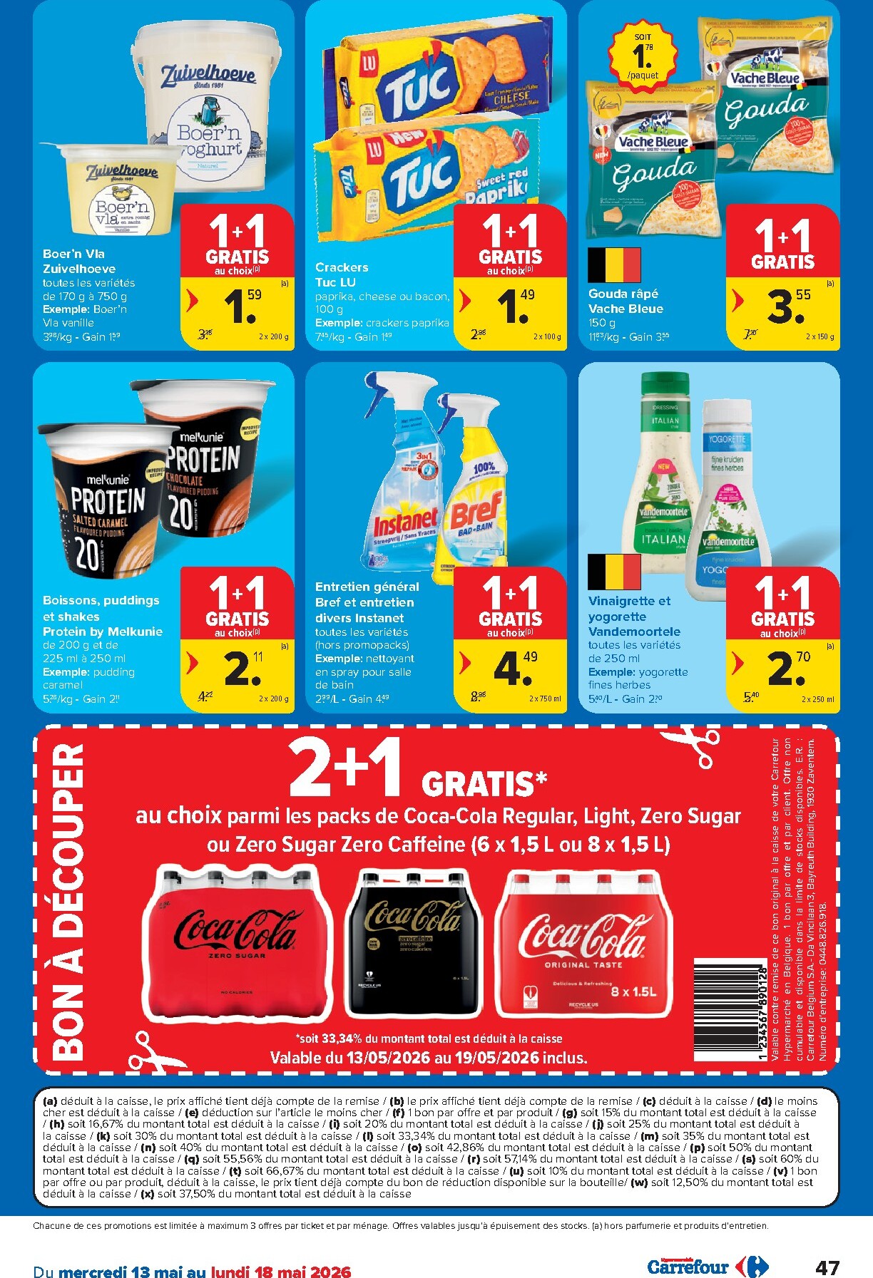carrefour - Carrefour Hypermarchés folder voor volgende week van woensdag 13/05/2026 tot dinsdag 26/05/2026 - page: 47