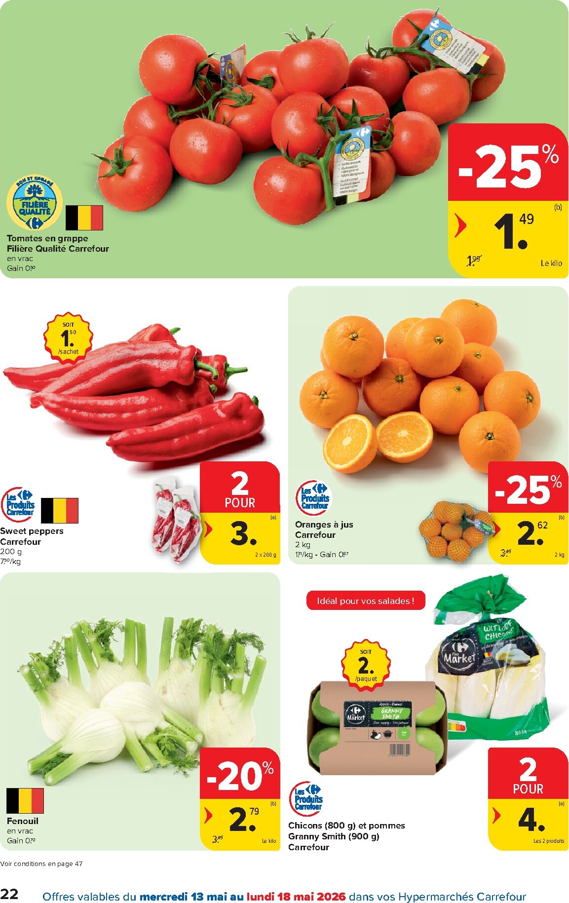 carrefour - Carrefour Hypermarchés folder voor volgende week van woensdag 13/05/2026 tot dinsdag 26/05/2026 - page: 22