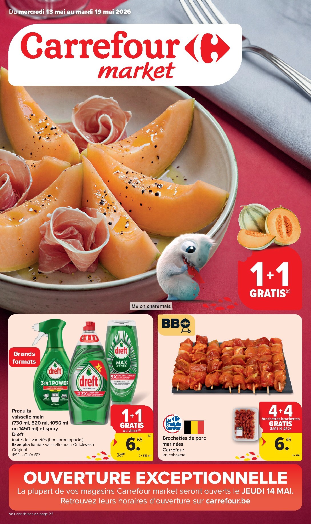 carrefour - Carrefour Market folder voor volgende week van woensdag 13/05/2026 tot dinsdag 19/05/2026
