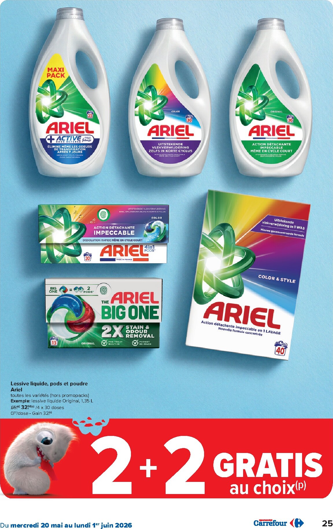 carrefour - Carrefour Hypermarchés folder voor volgende week van woensdag 20/05/2026 tot maandag 01/06/2026 - page: 25