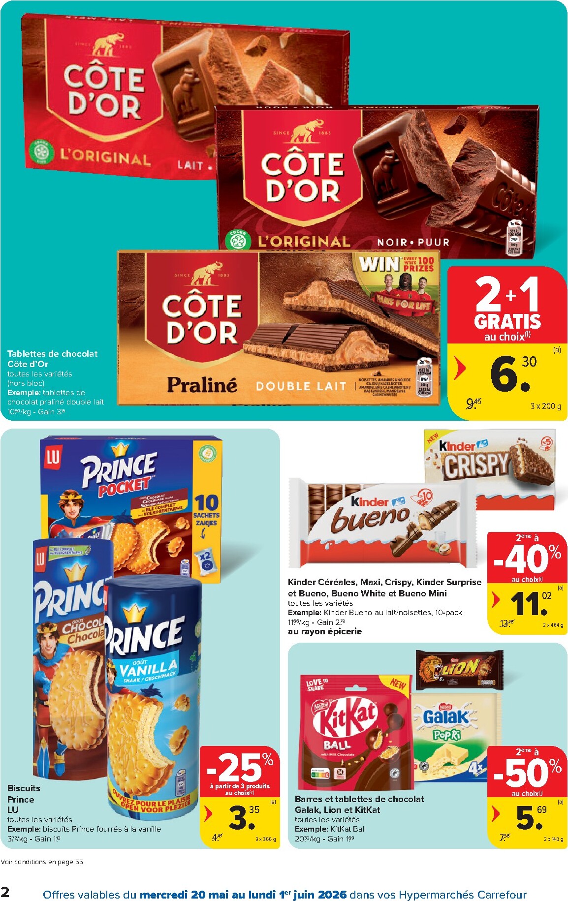 carrefour - Carrefour Hypermarchés folder voor volgende week van woensdag 20/05/2026 tot maandag 01/06/2026 - page: 2