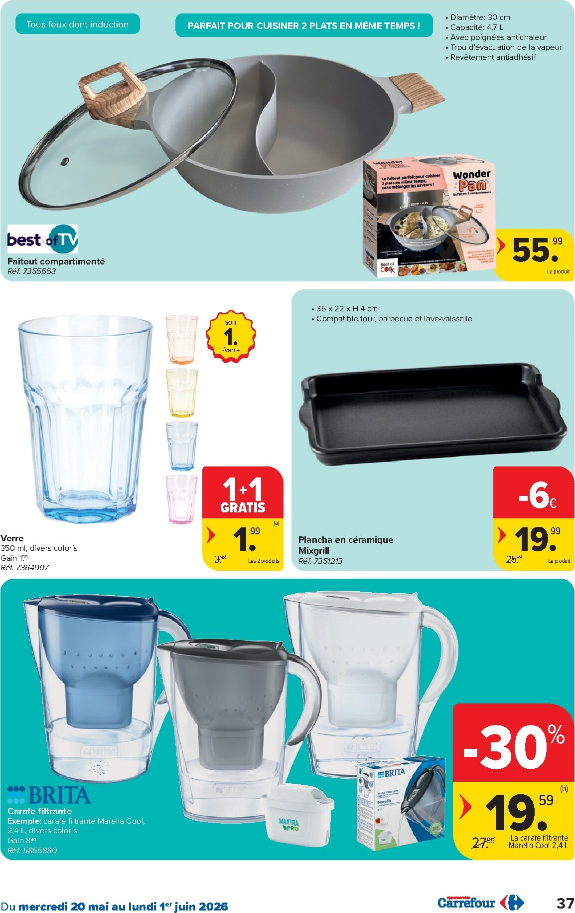 carrefour - Carrefour Hypermarchés folder voor volgende week van woensdag 20/05/2026 tot maandag 01/06/2026 - page: 37