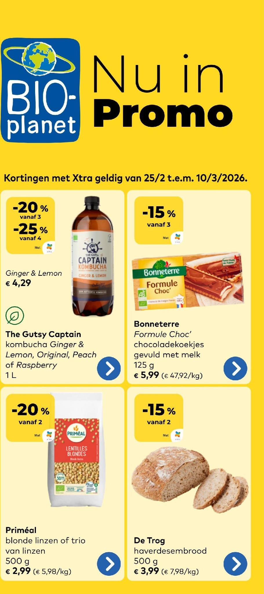 bio-planet - De Bio-Planet folder geldig vanaf 25/02/2026 t/m 10/03/2026