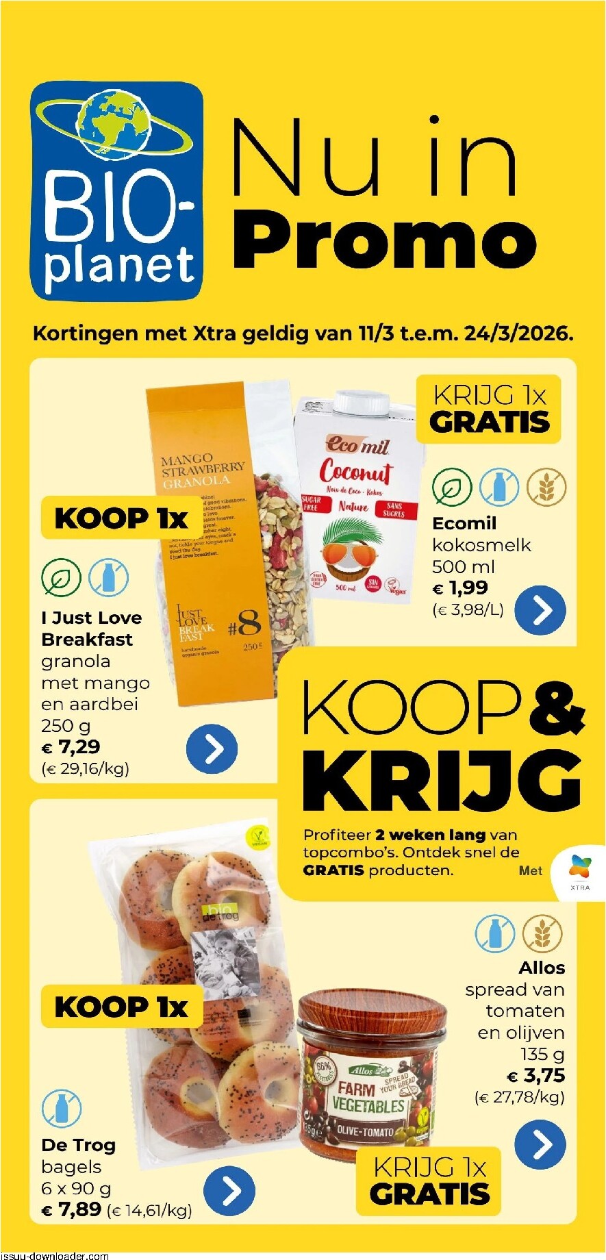 bio-planet - De Bio-Planet folder geldig vanaf 11/03/2026 t/m 24/03/2026