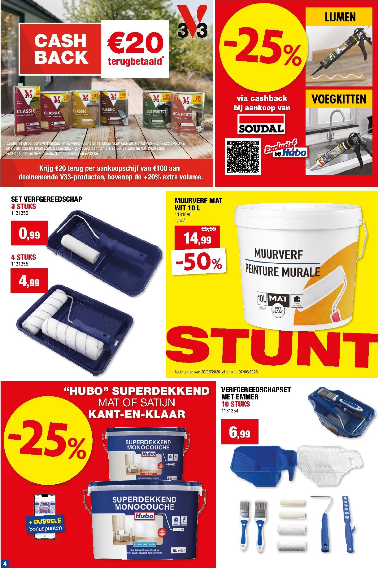 hubo - Huidige Hubo folder geldig van woensdag 20/05/2026 tot zondag 31/05/2026 - page: 4