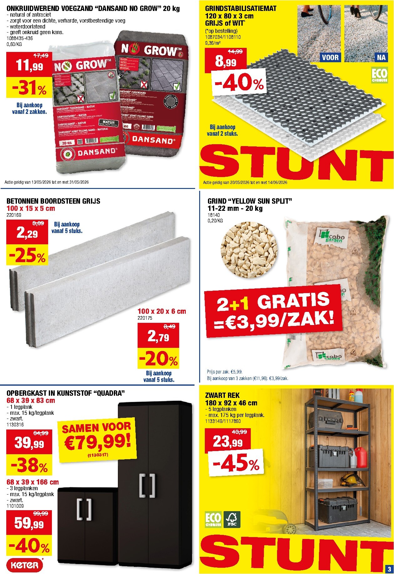 hubo - Huidige Hubo folder geldig van woensdag 20/05/2026 tot zondag 31/05/2026 - page: 3
