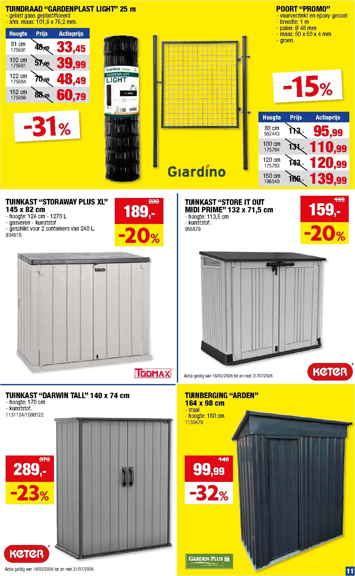hubo - Huidige Hubo folder geldig van woensdag 03/06/2026 tot zondag 14/06/2026 - page: 11