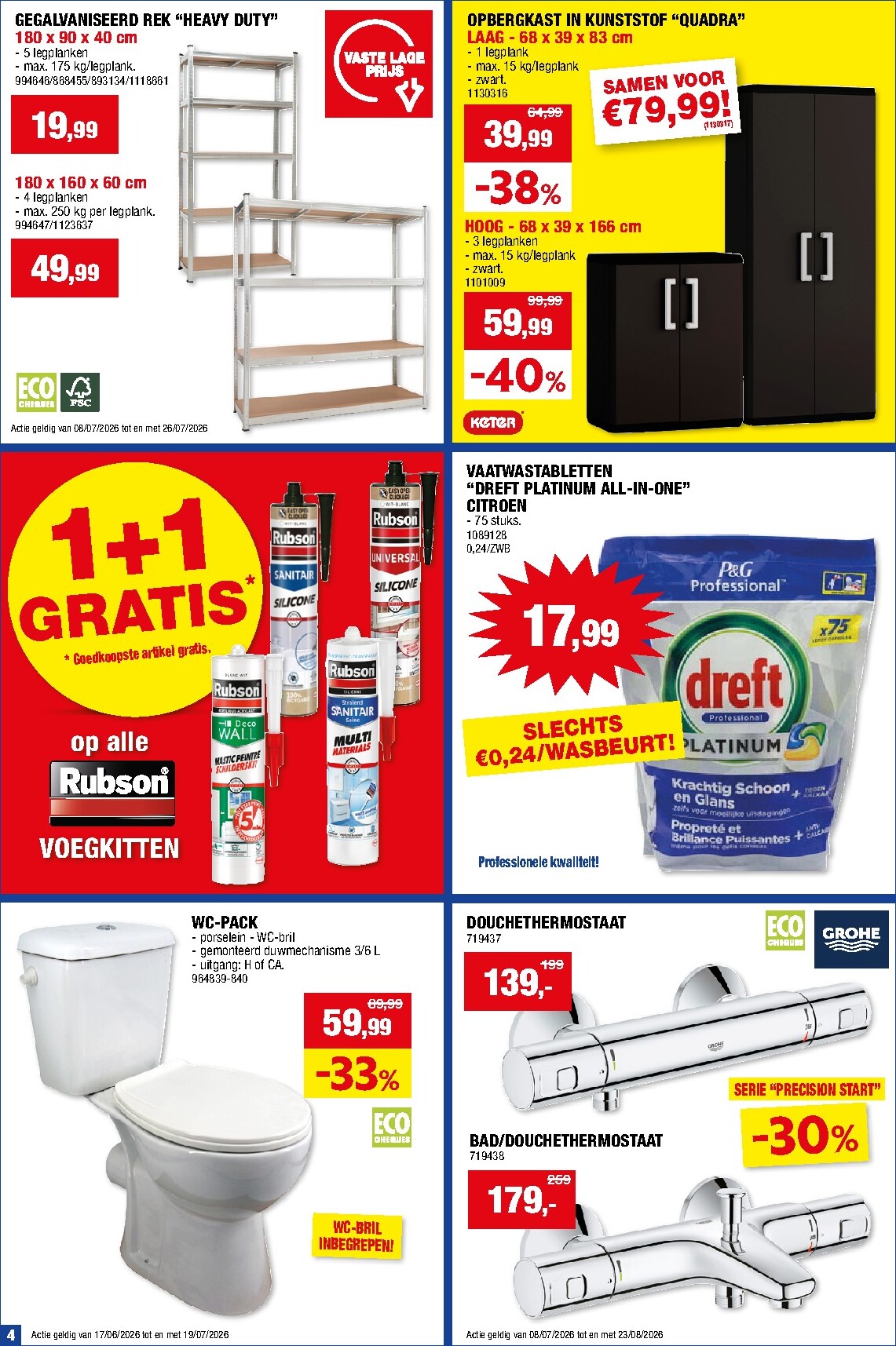 hubo - Huidige Hubo - Voor elke doe-het-zelver folder geldig van woensdag 08/07/2026 tot maandag 13/07/2026 - page: 4